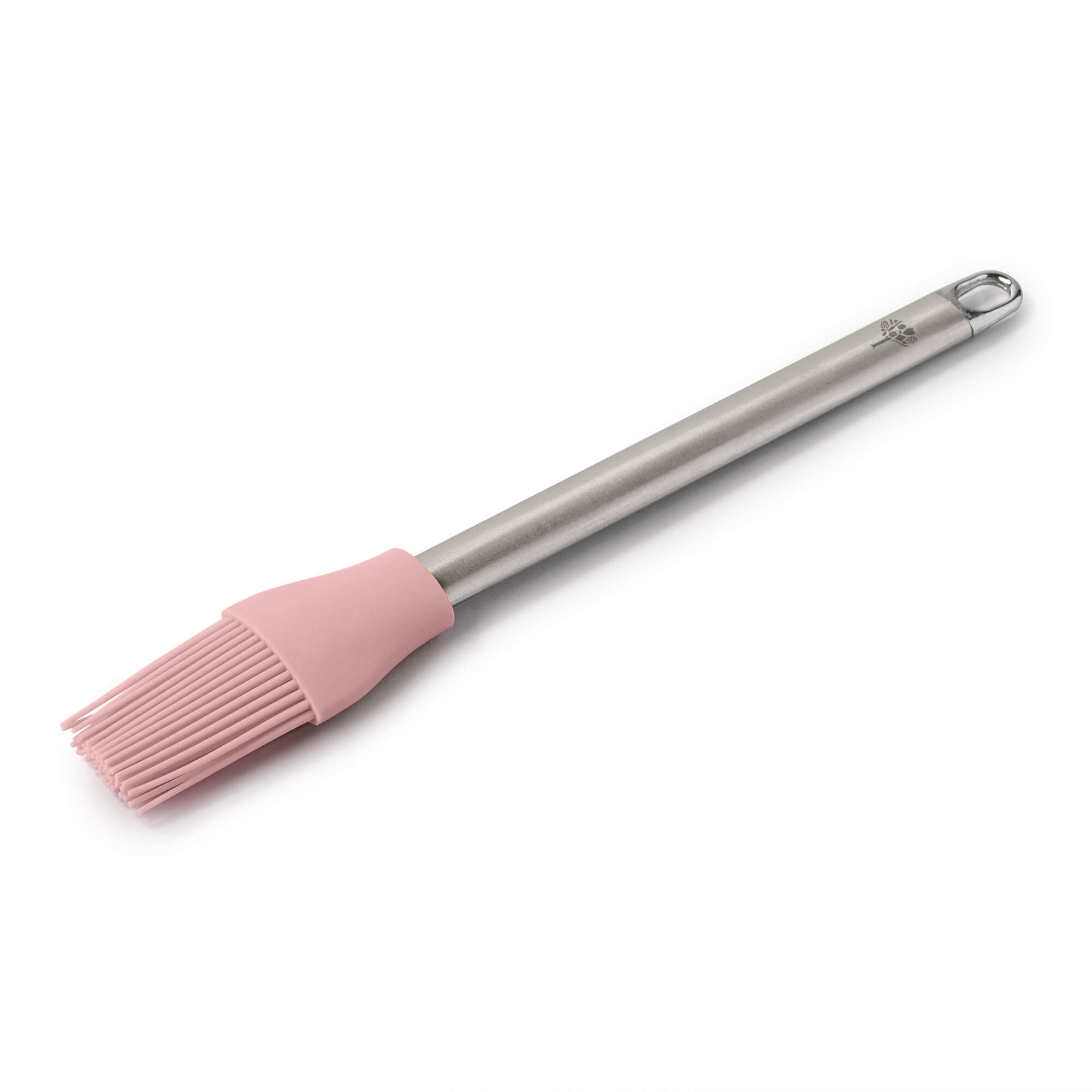 Zeal Silicone Basting Brush with Stainless Steel Handle in Rose
