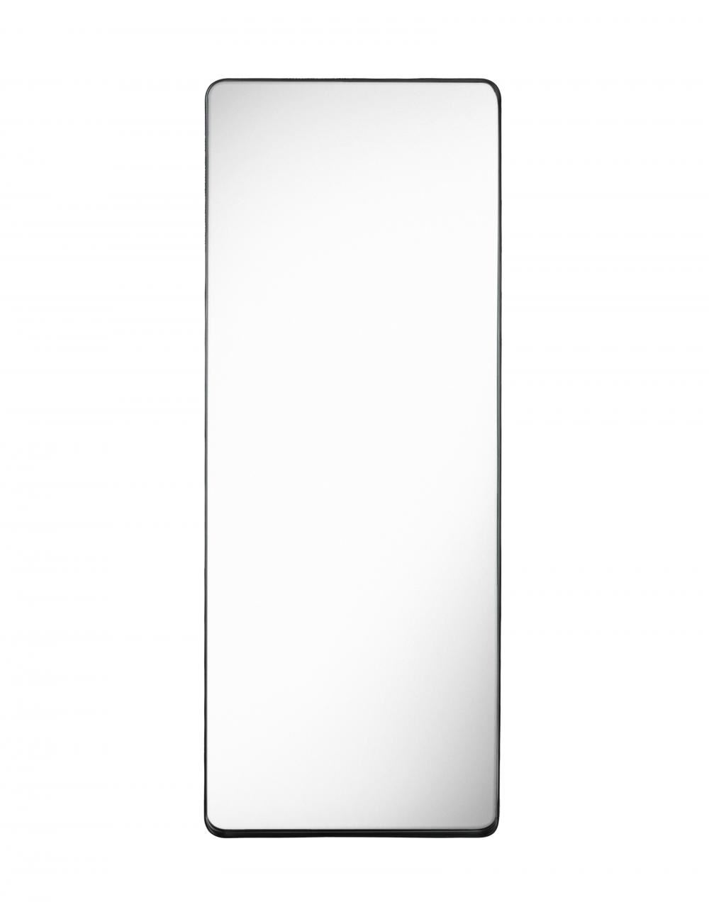 Adnet Rectangulaire Wall Mirror Large Black