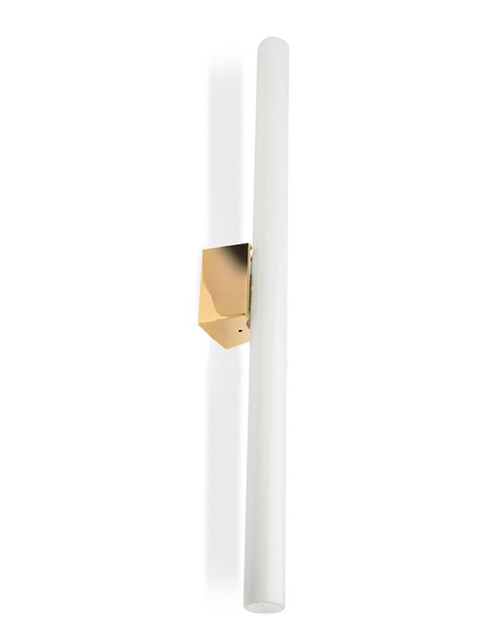 Opal Stick Light Gold 50cm Opal Led Bulb Wall Lighting Brassgold