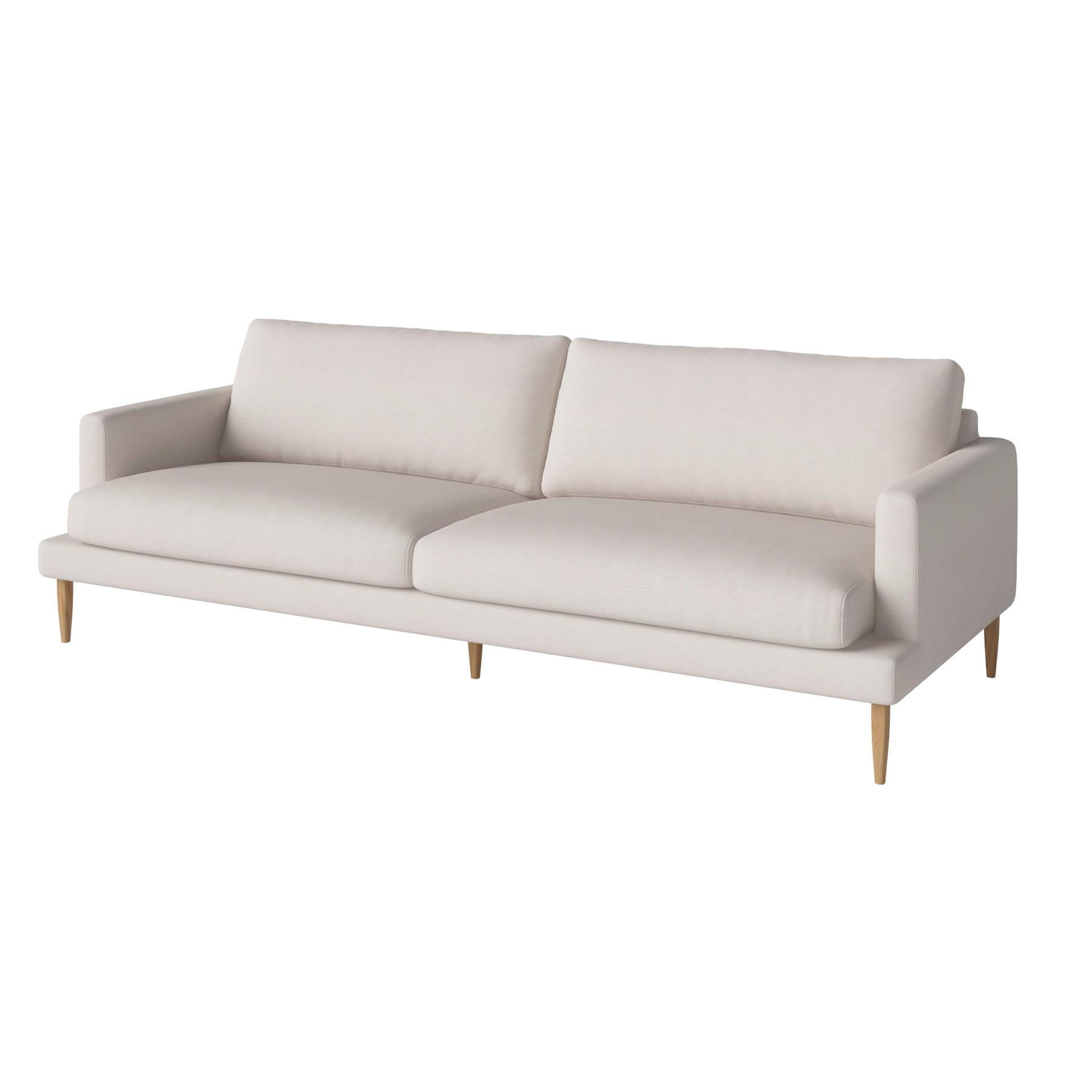 Bolia Veneda Sofa 3 Seater Sofa Oiled Oak Linea Beige Brown Designer Furniture From Holloways Of Ludlow