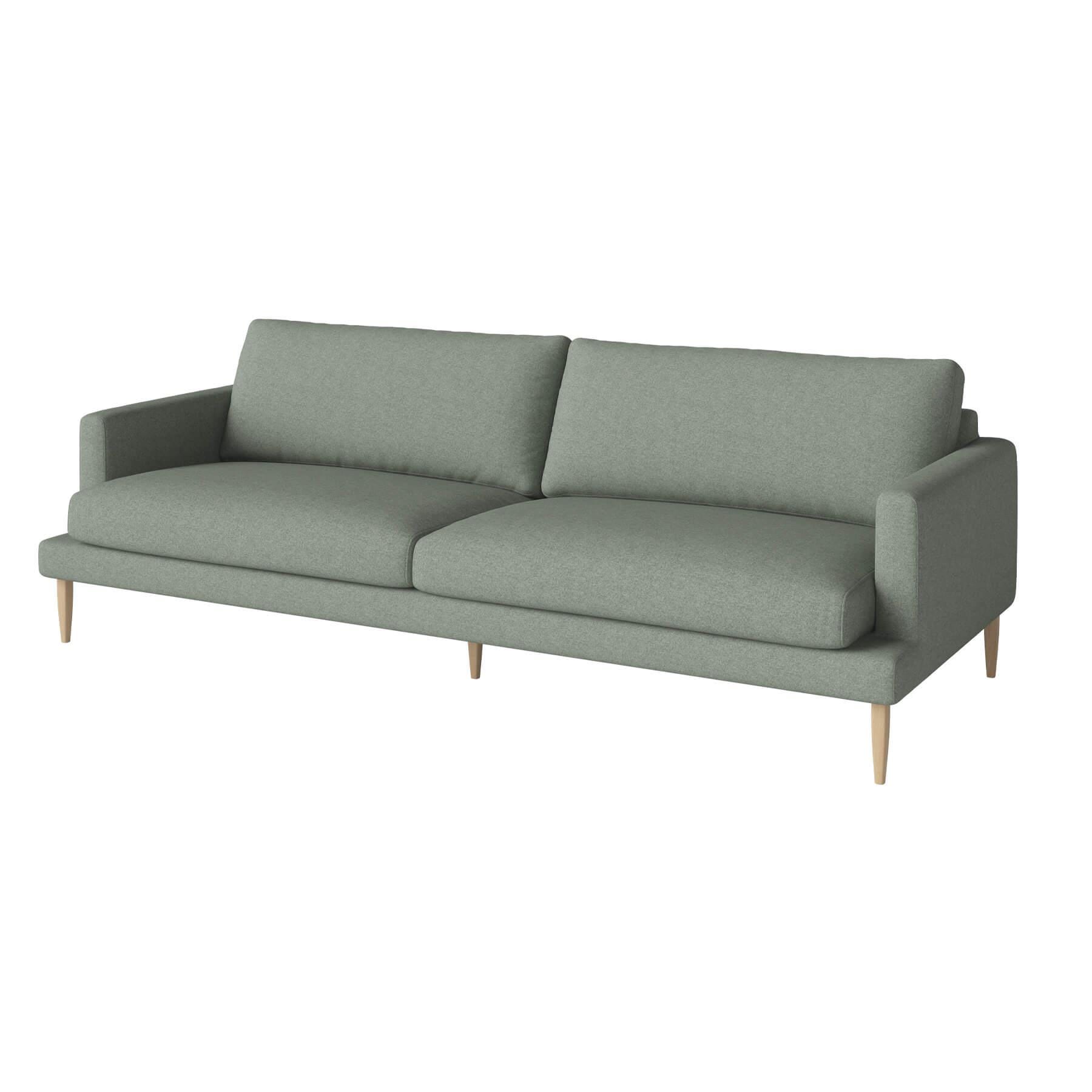 Bolia Veneda Sofa 3 Seater Sofa White Oiled Oak Qual Green Designer Furniture From Holloways Of Ludlow