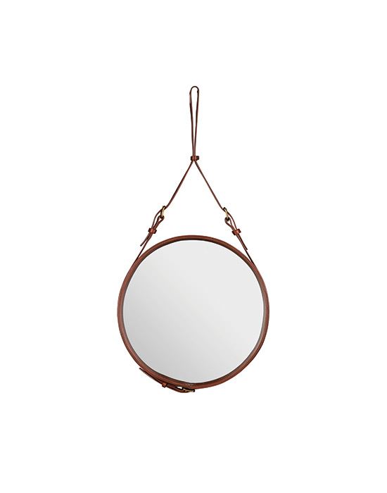 Adnet Circulaire Mirror Small Tan