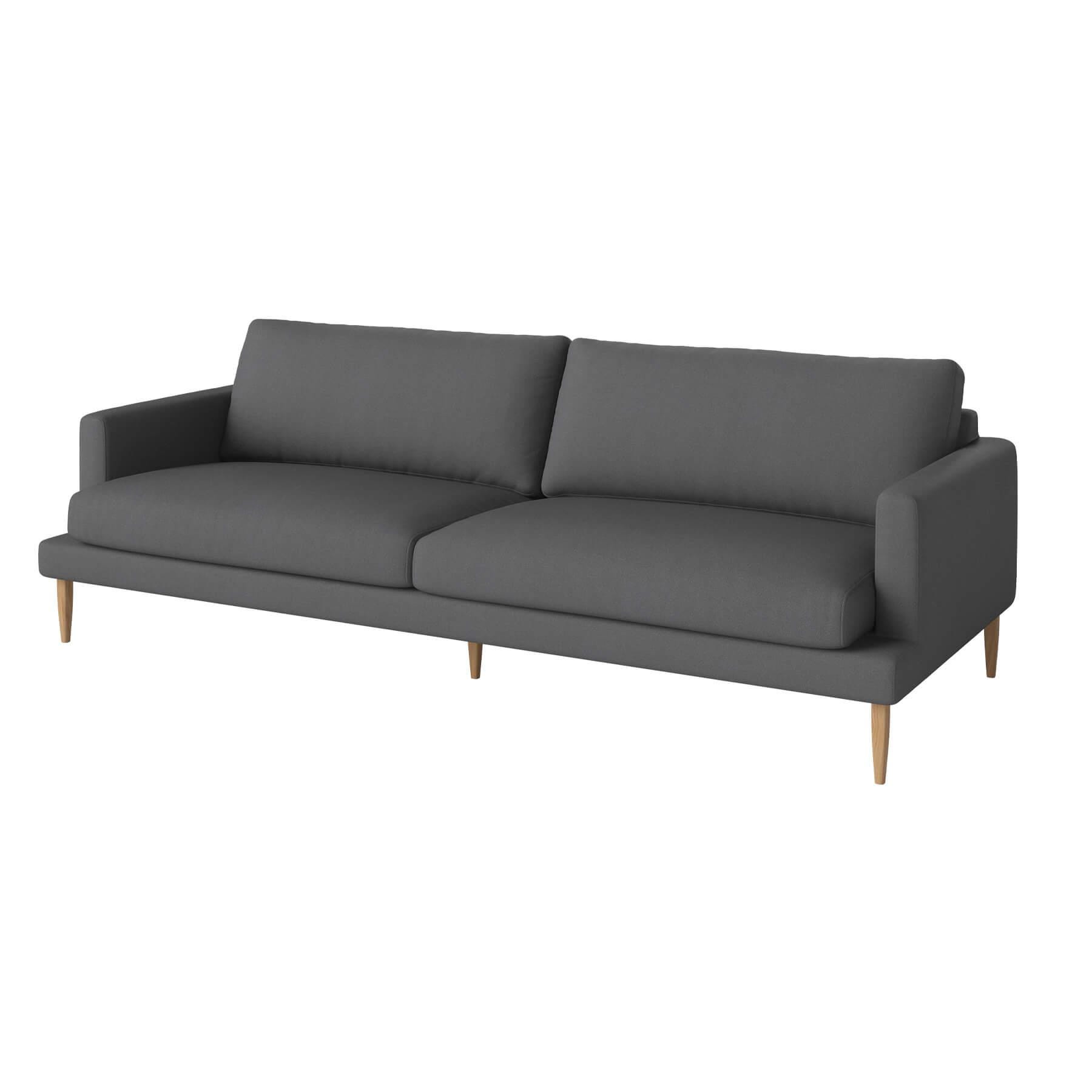 Bolia Veneda Sofa 3 Seater Sofa Oiled Oak Gaja Dark Grey Designer Furniture From Holloways Of Ludlow