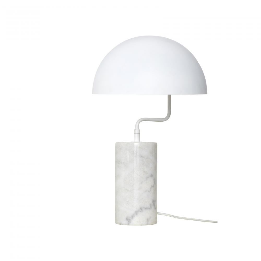 Eden Marble Table Lamp White Marble