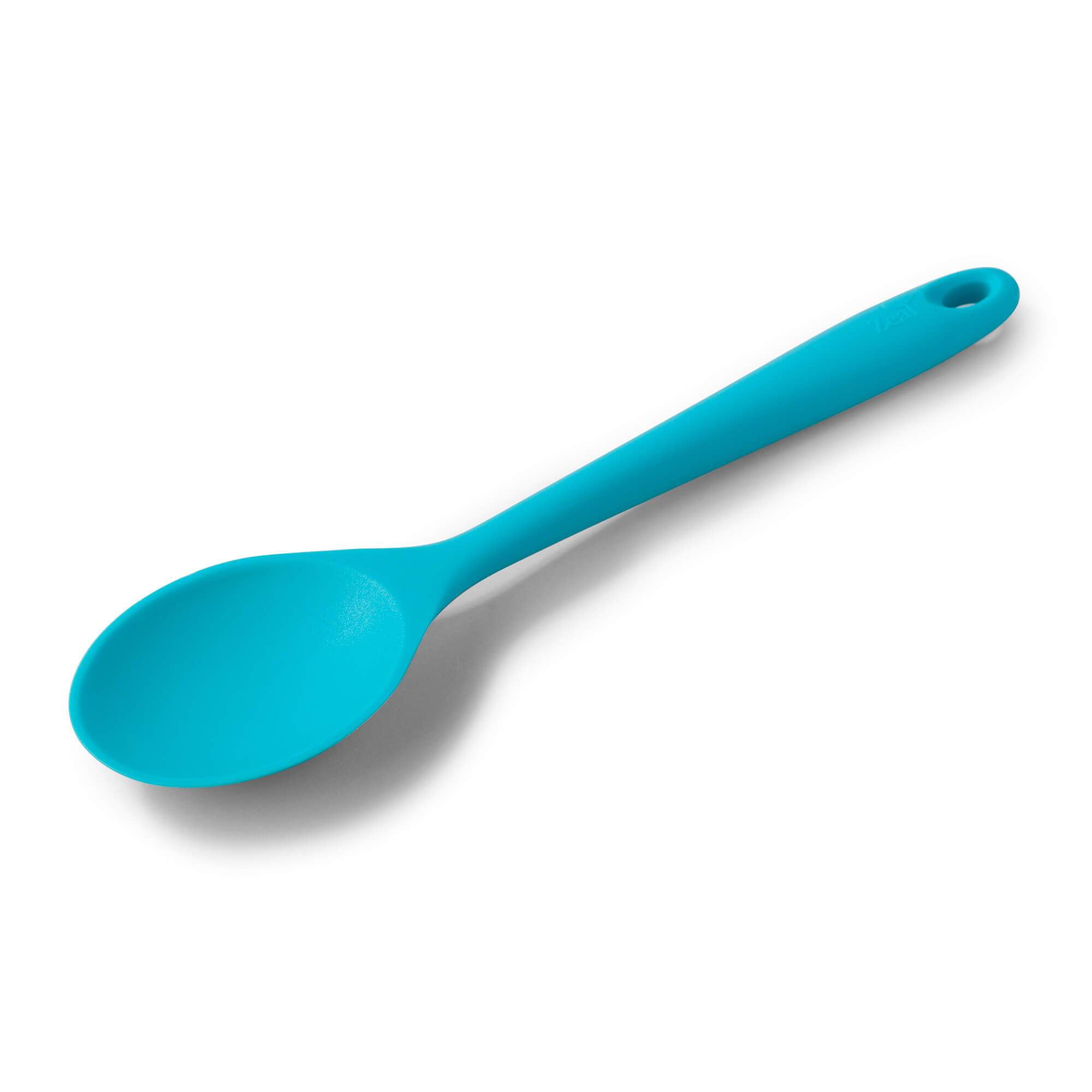 Zeal Silicone Cooking Spoon, 28cm, Aqua Blue