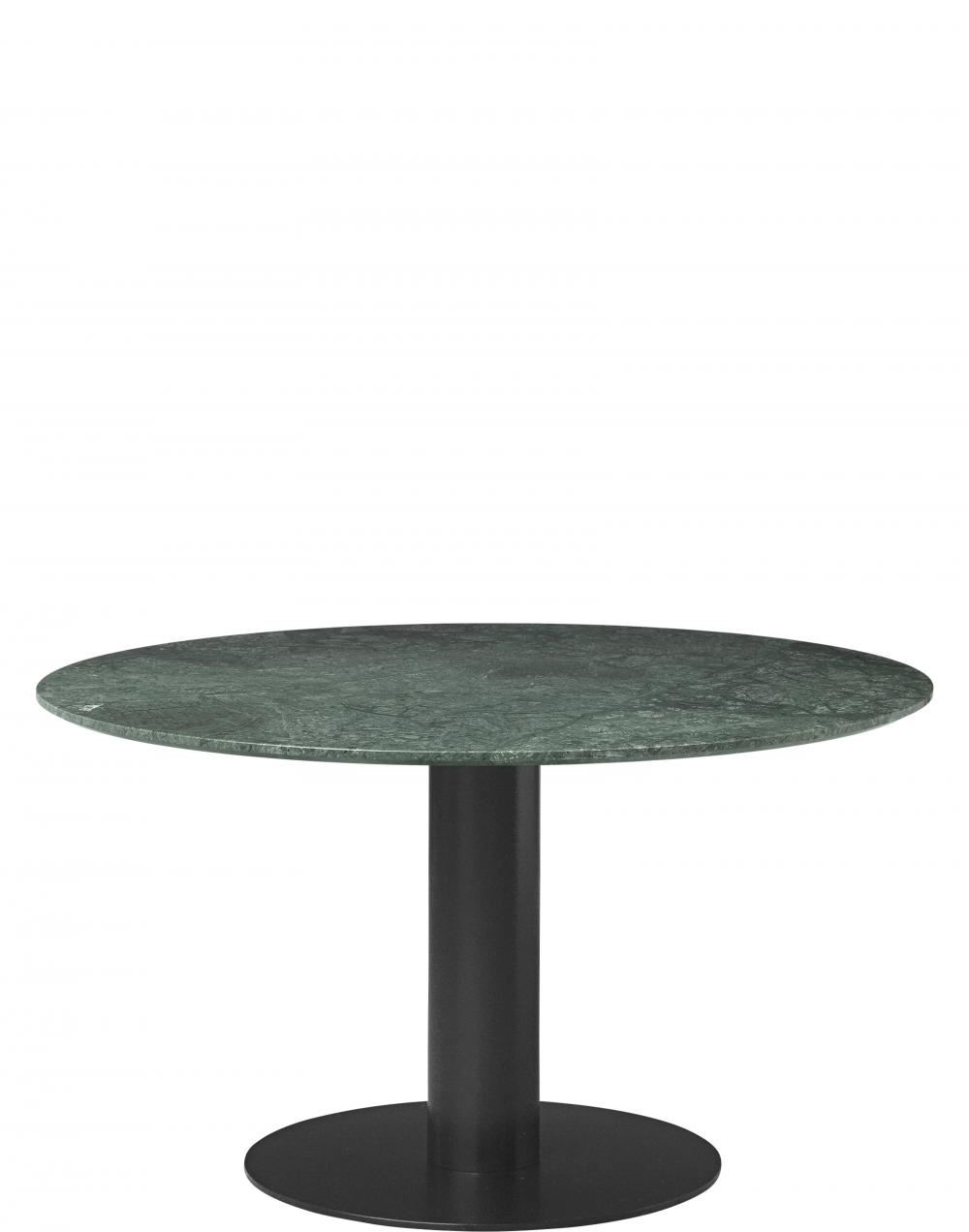 Gubi 20 Dining Table Round Black Base 130 Marblegreen