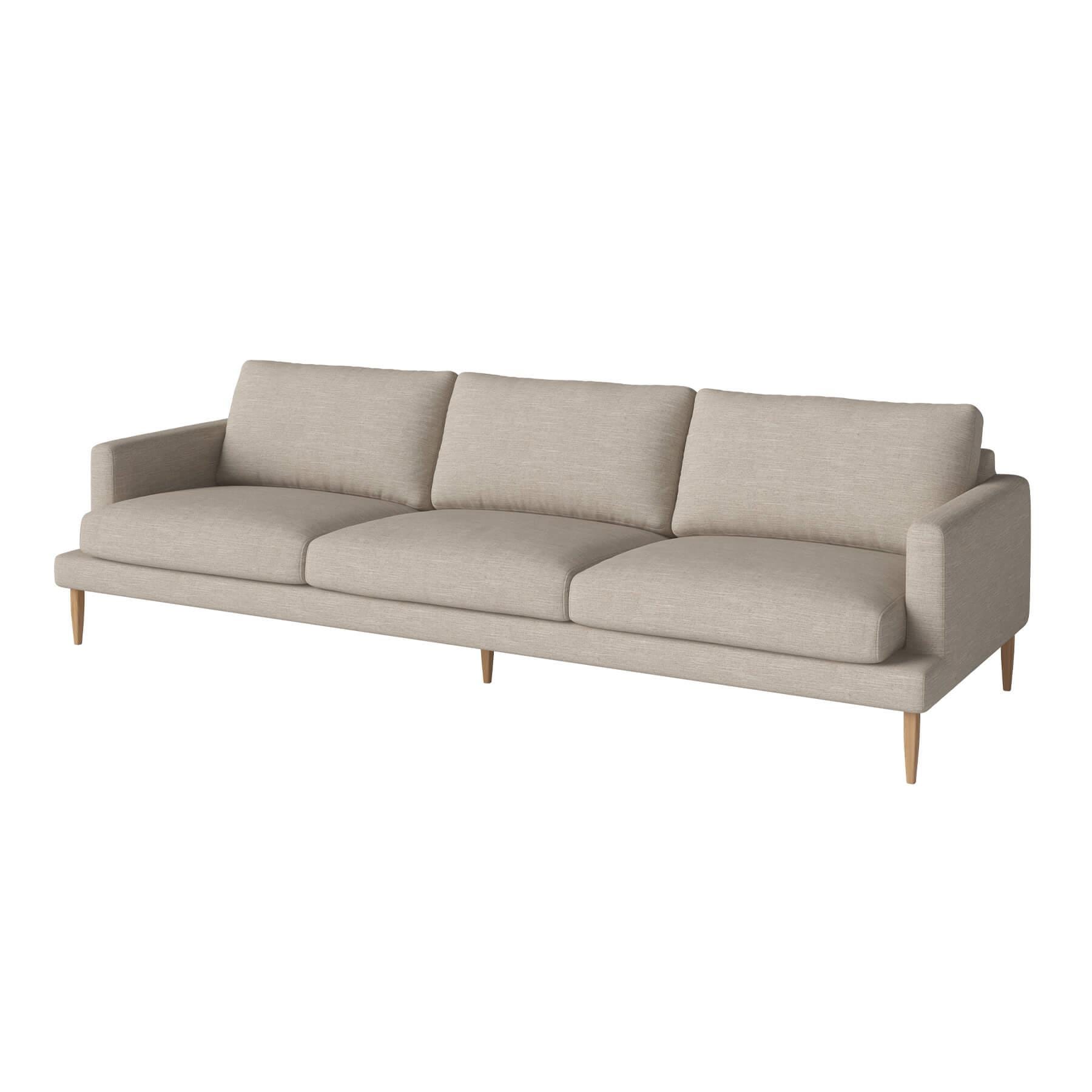 Bolia Veneda Sofa 4 Seater Sofa Oiled Oak Baize Sand Brown Designer Furniture From Holloways Of Ludlow