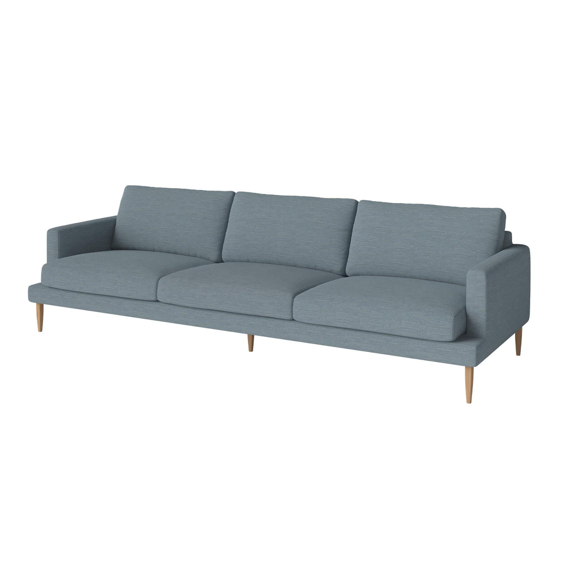 Bolia Veneda Sofa 4 Seater Sofa Oiled Oak Laine Light Blue Designer Furniture From Holloways Of Ludlow