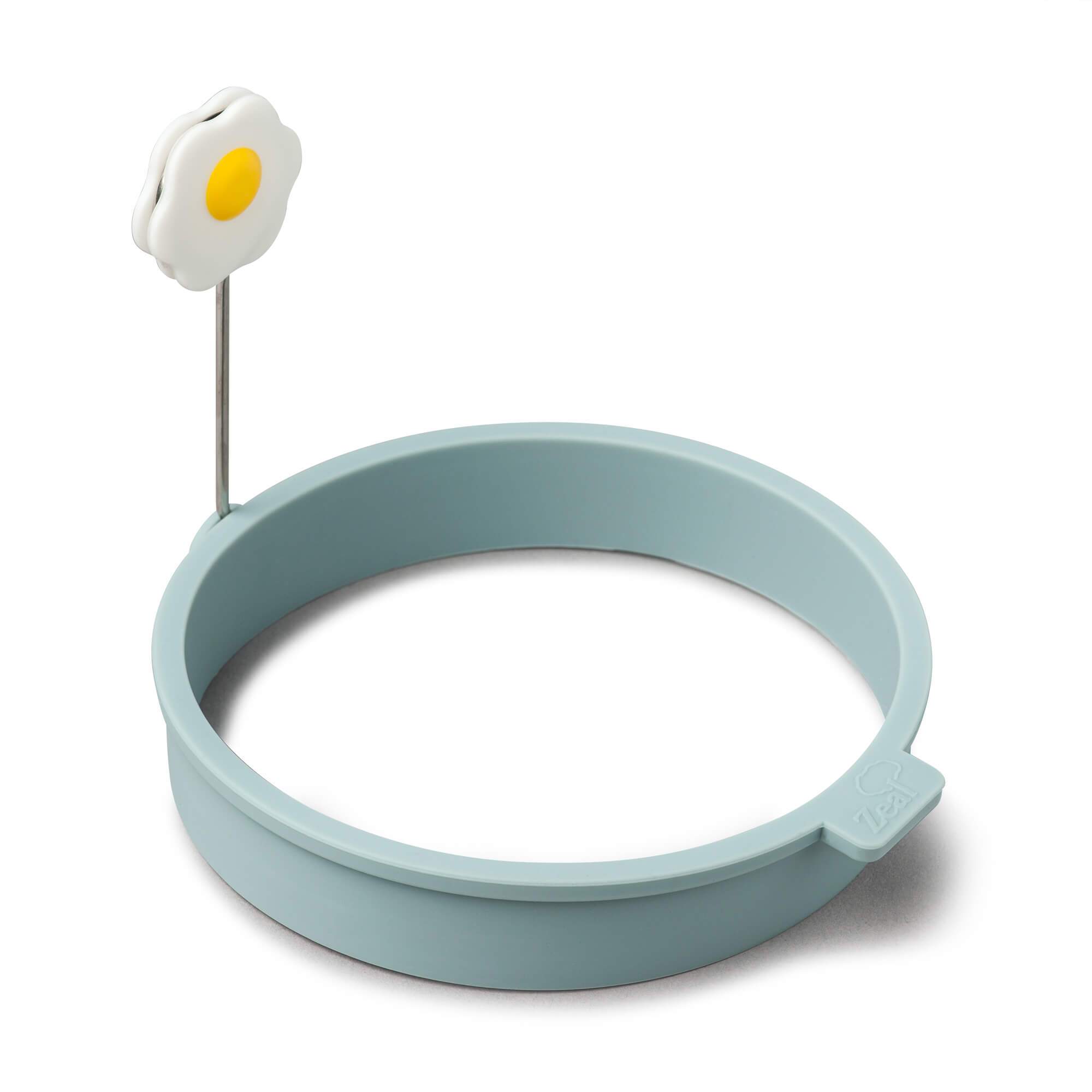 Zeal Silicone Egg Cooking Ring, Duck Egg Blue