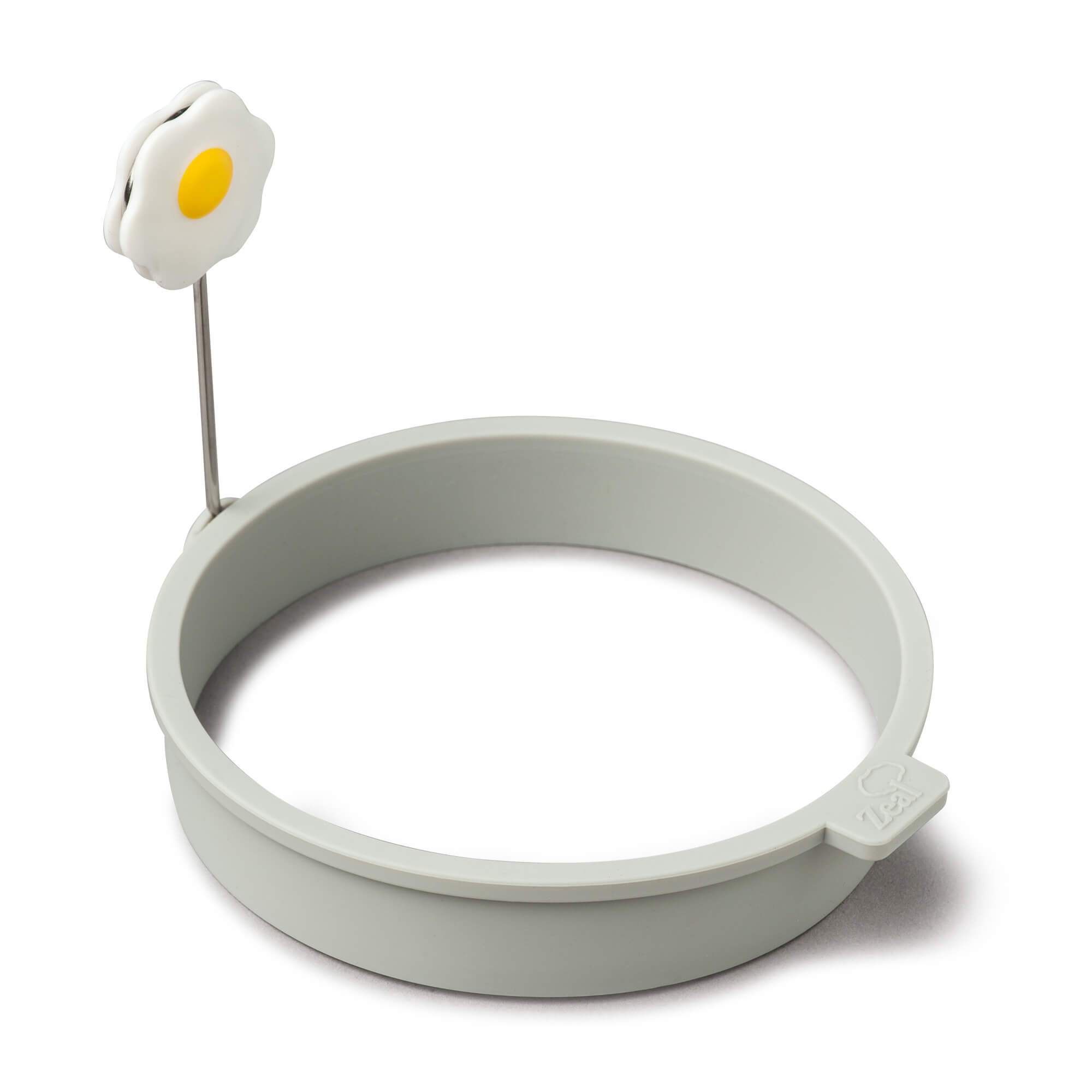 Zeal Silicone Egg Cooking Ring, French Grey