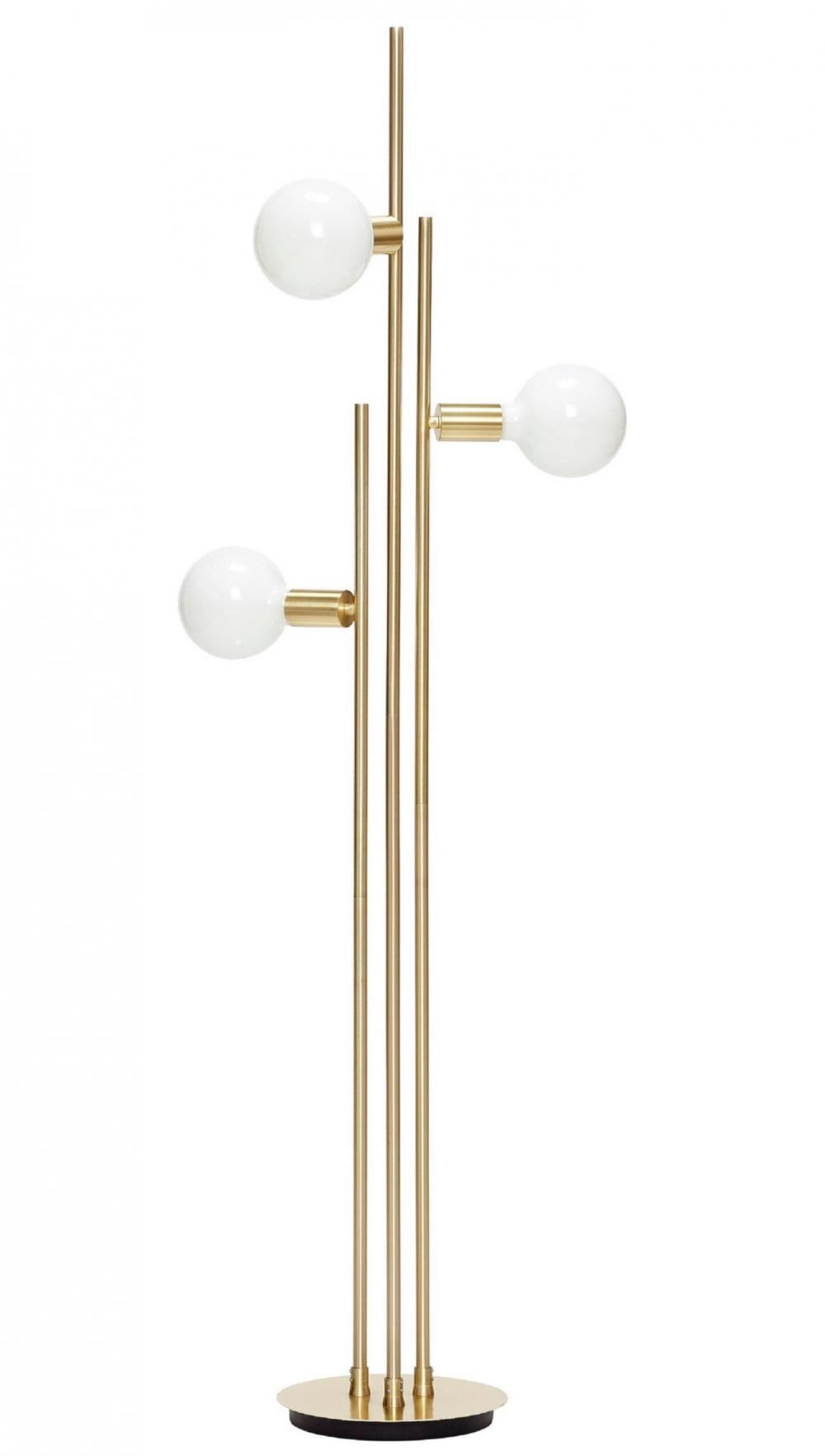 Multi Bulb Brass Floor Lamp