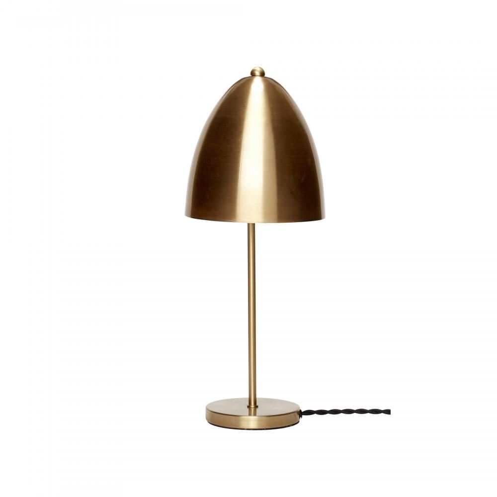 Domed Brass Table Lamp