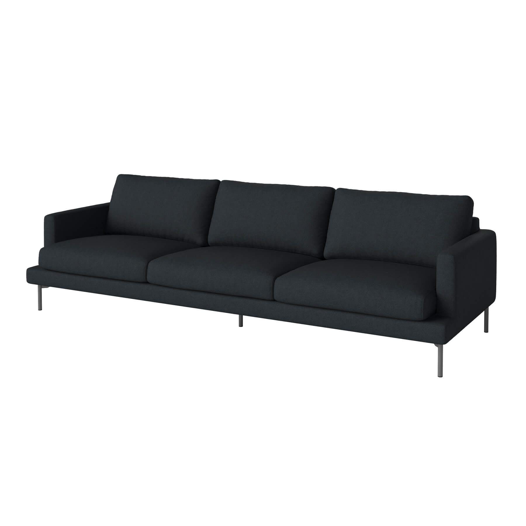 Bolia Veneda Sofa 4 Seater Sofa Grey Laquered Steel Qual Navy Blue Designer Furniture From Holloways Of Ludlow