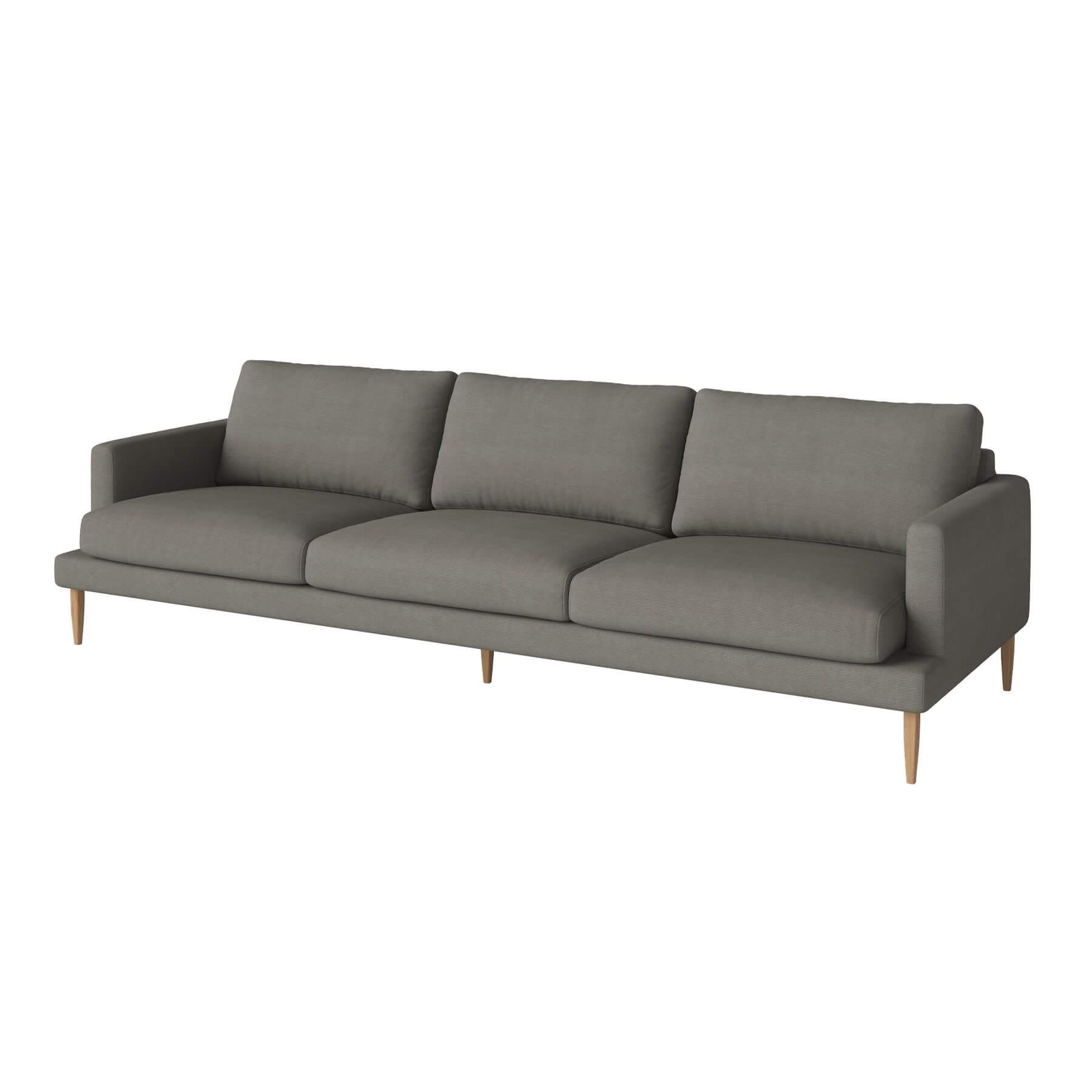 Bolia Veneda Sofa 4 Seater Sofa Oiled Oak Linea Grey Brown Designer Furniture From Holloways Of Ludlow