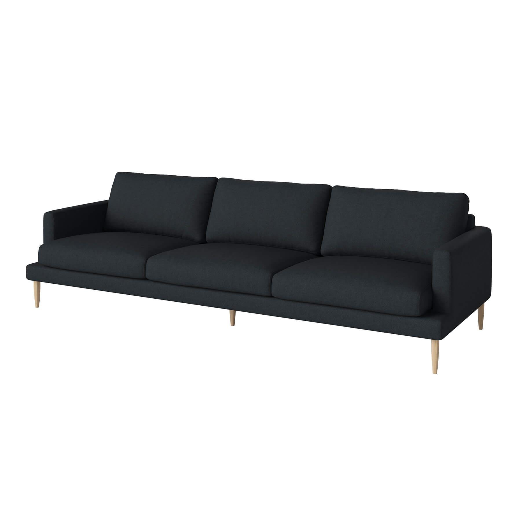 Bolia Veneda Sofa 4 Seater Sofa White Oiled Oak Qual Navy Blue Designer Furniture From Holloways Of Ludlow