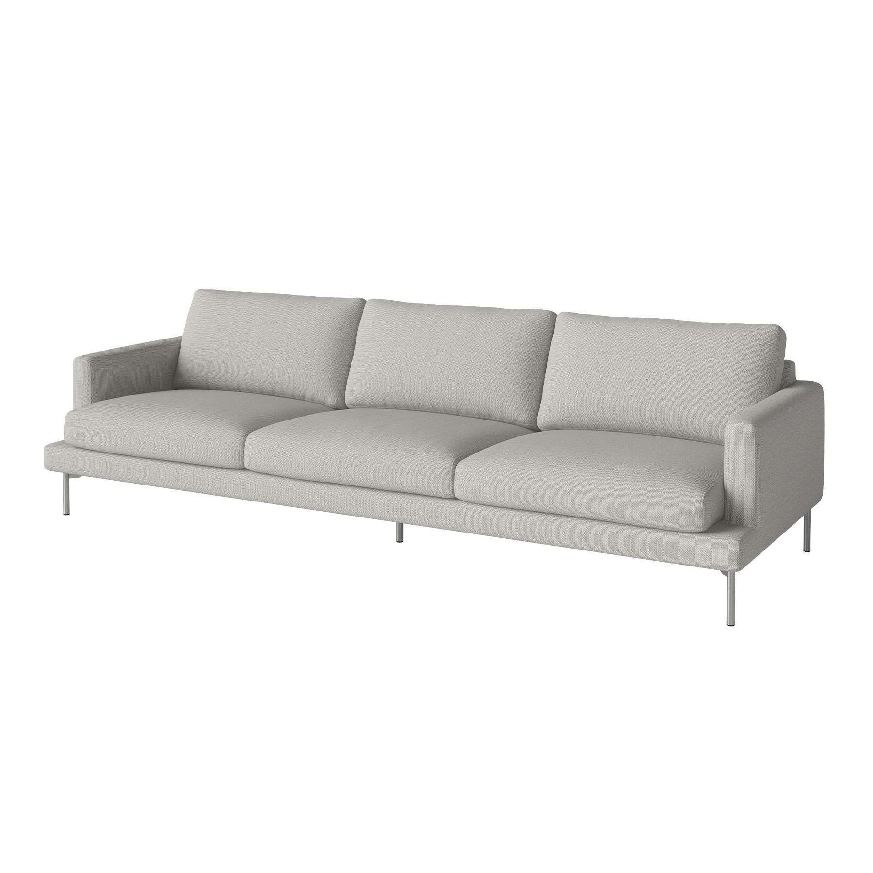 Bolia Veneda Sofa 4 Seater Sofa Brushed Steel London Dust Green Grey Designer Furniture From Holloways Of Ludlow