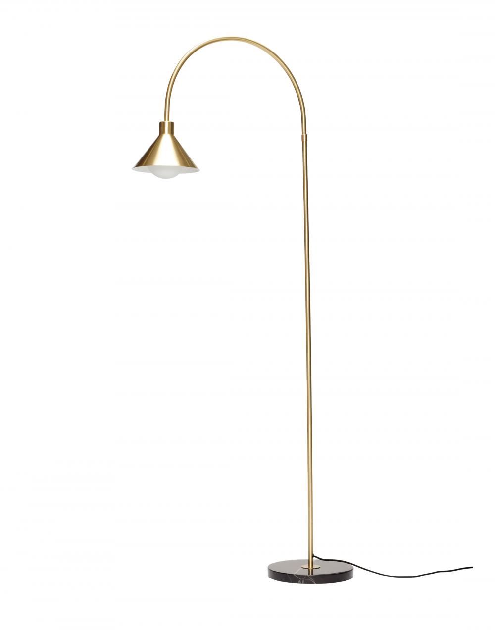 Wing Brass Floor Lamp