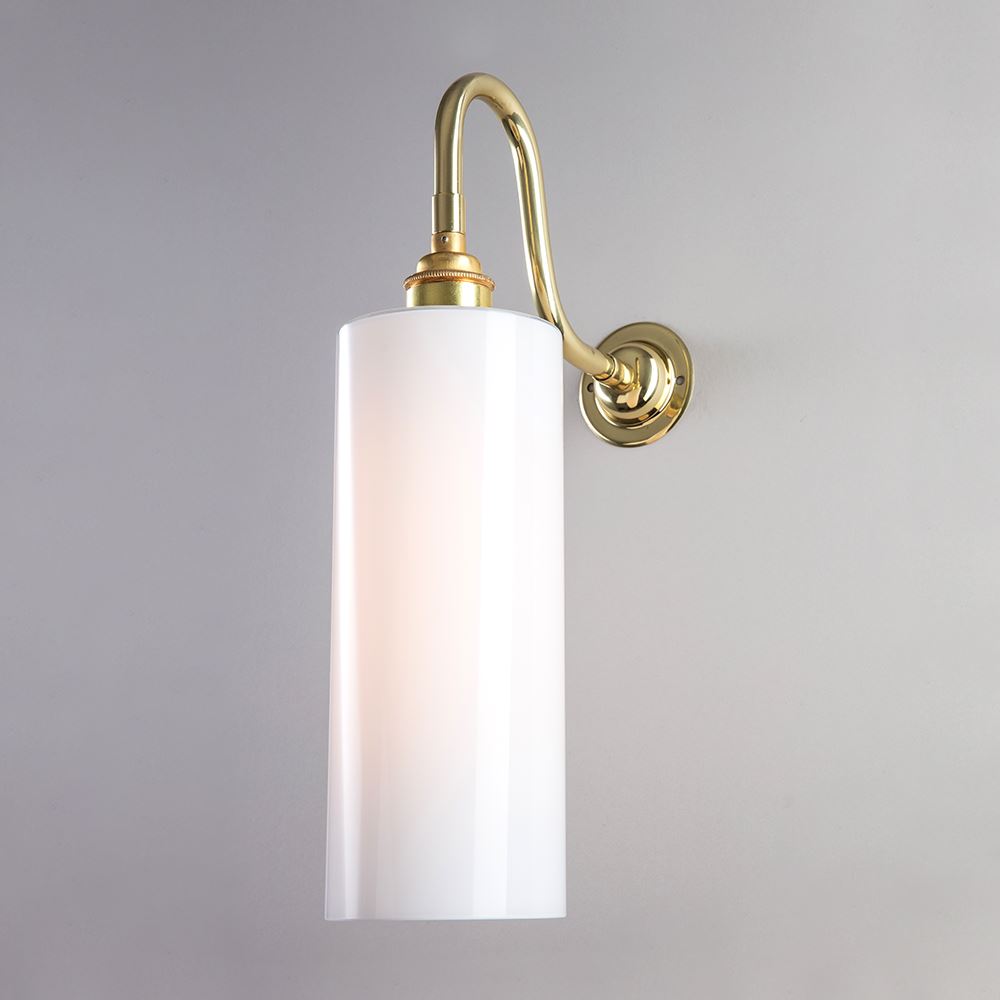 Old School Electric Parker Wall Light Polished Brass