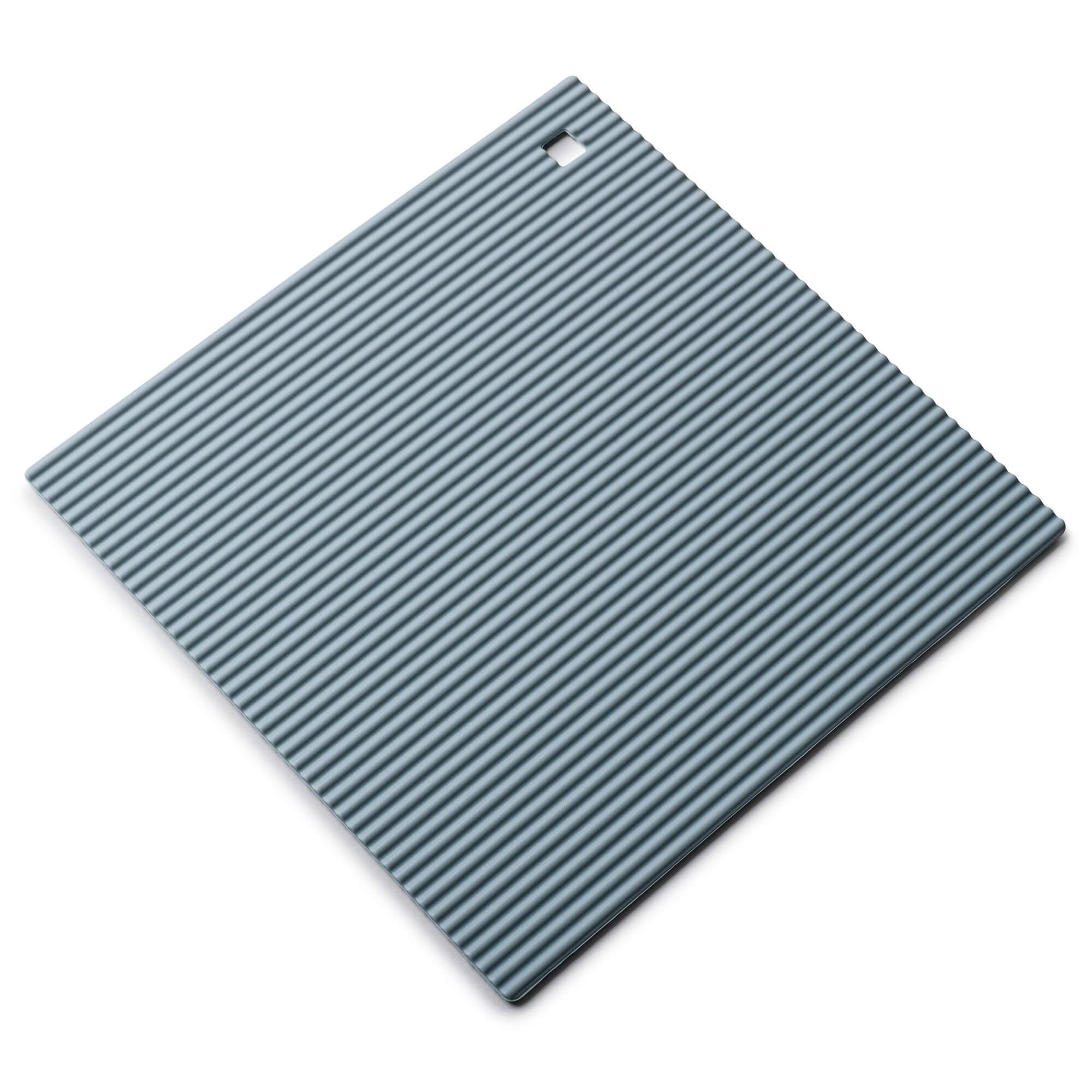 Zeal Silicone Heat Resistant Trivet Mat, Large, Duck Egg Blue