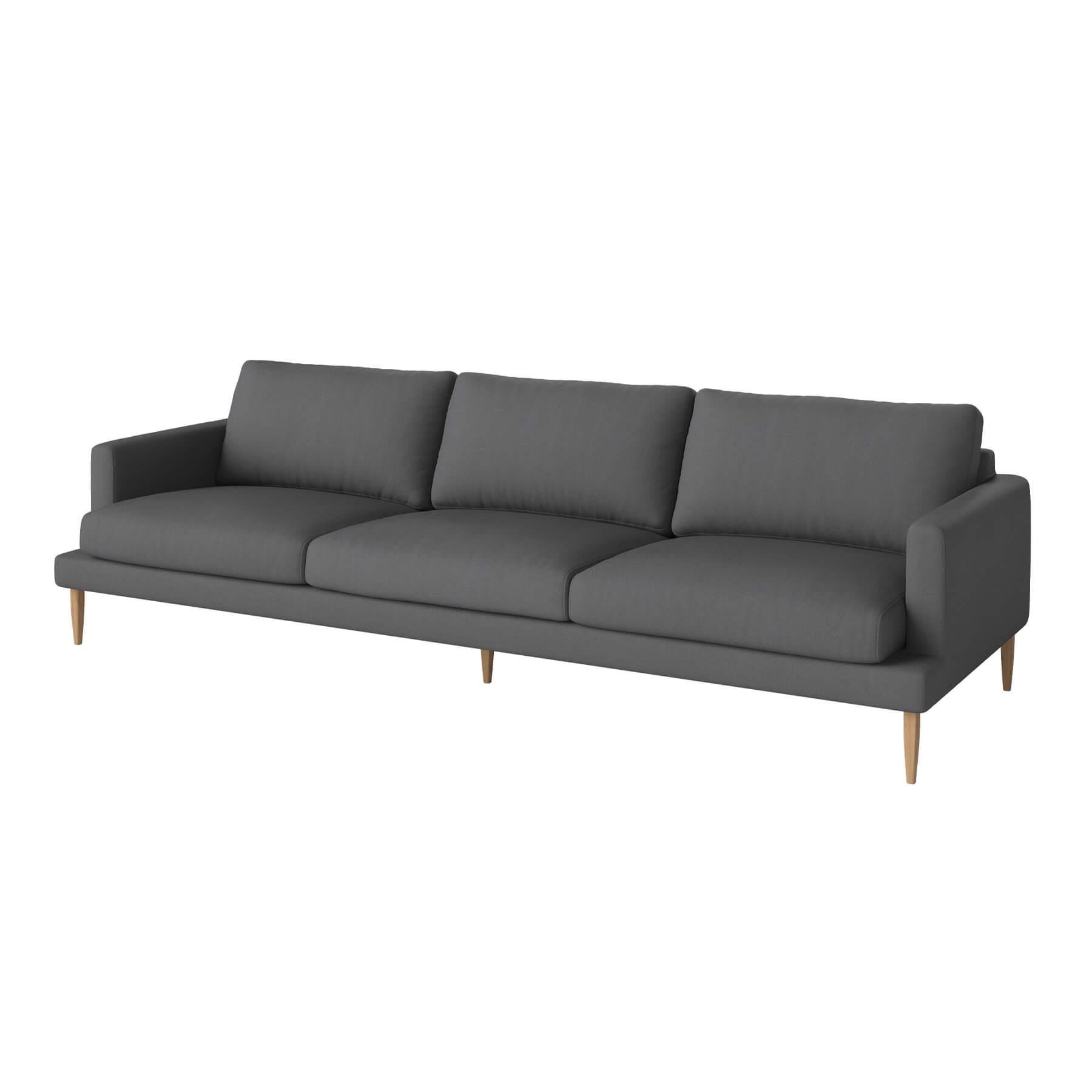 Bolia Veneda Sofa 4 Seater Sofa Oiled Oak Gaja Dark Grey Designer Furniture From Holloways Of Ludlow