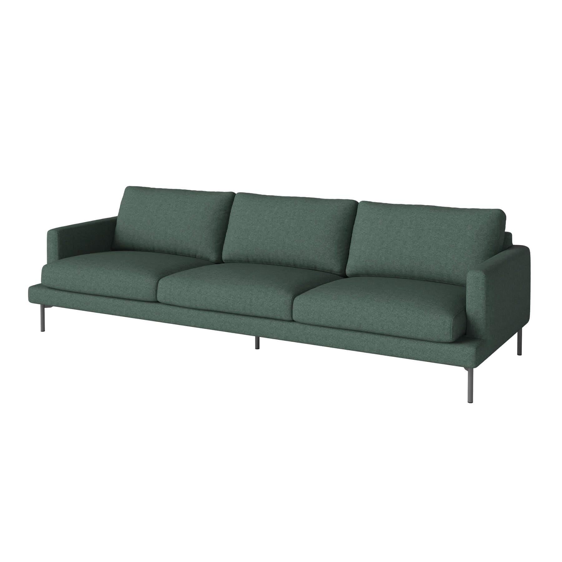 Bolia Veneda Sofa 4 Seater Sofa Grey Laquered Steel Qual Sea Green Designer Furniture From Holloways Of Ludlow