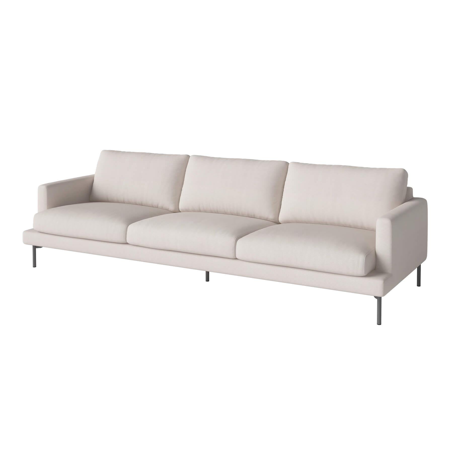 Bolia Veneda Sofa 4 Seater Sofa Grey Laquered Steel Linea Beige Brown Designer Furniture From Holloways Of Ludlow