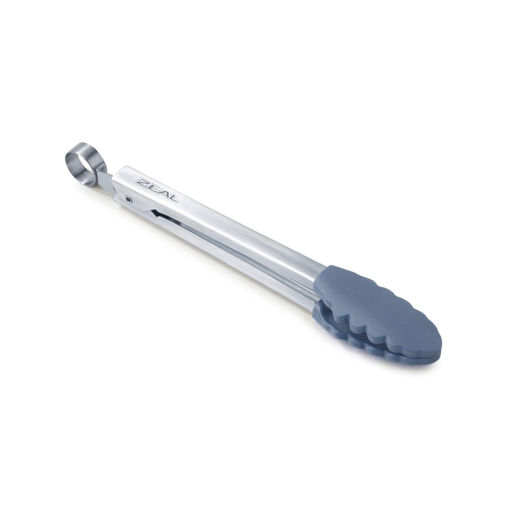 Zeal Silicone Mini Kitchen Tongs, 20cm, Provence Blue