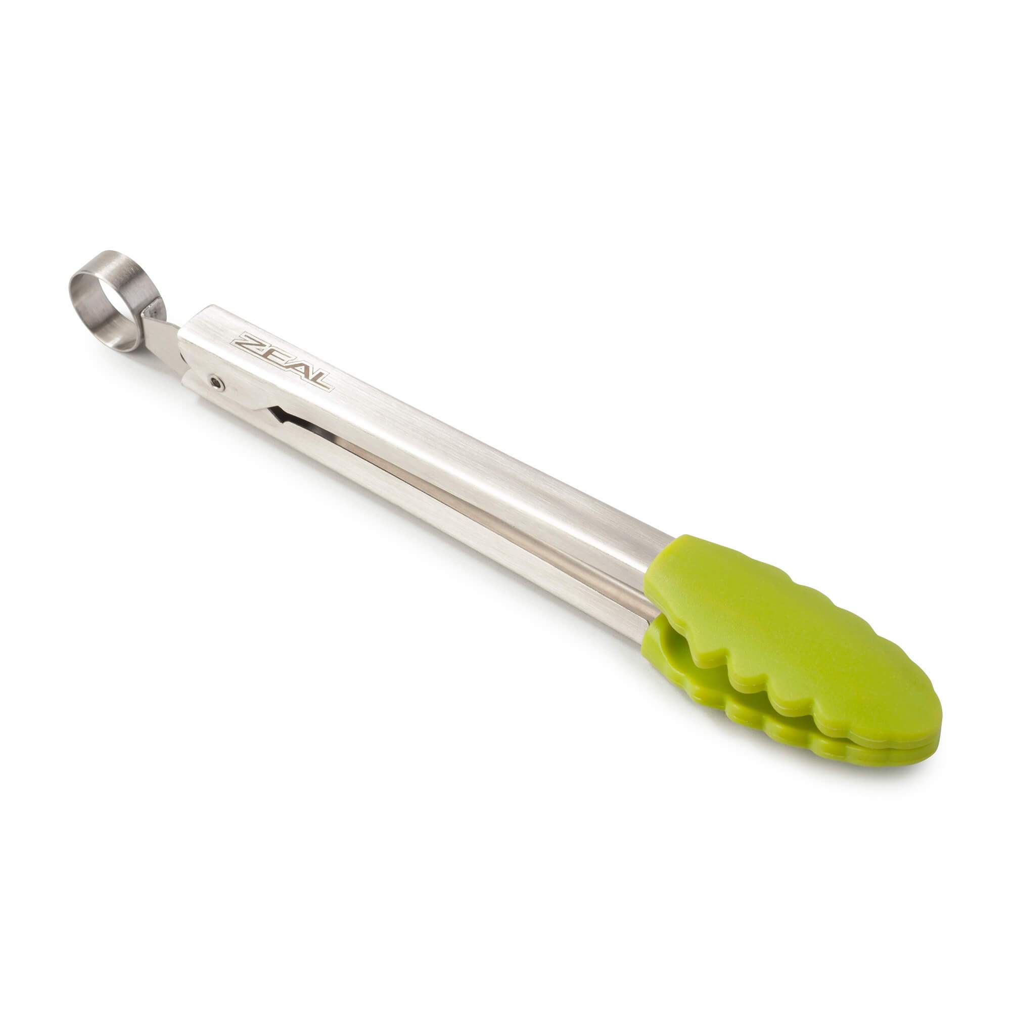 Zeal Silicone Small Cooking Tongs 20cm in Lime