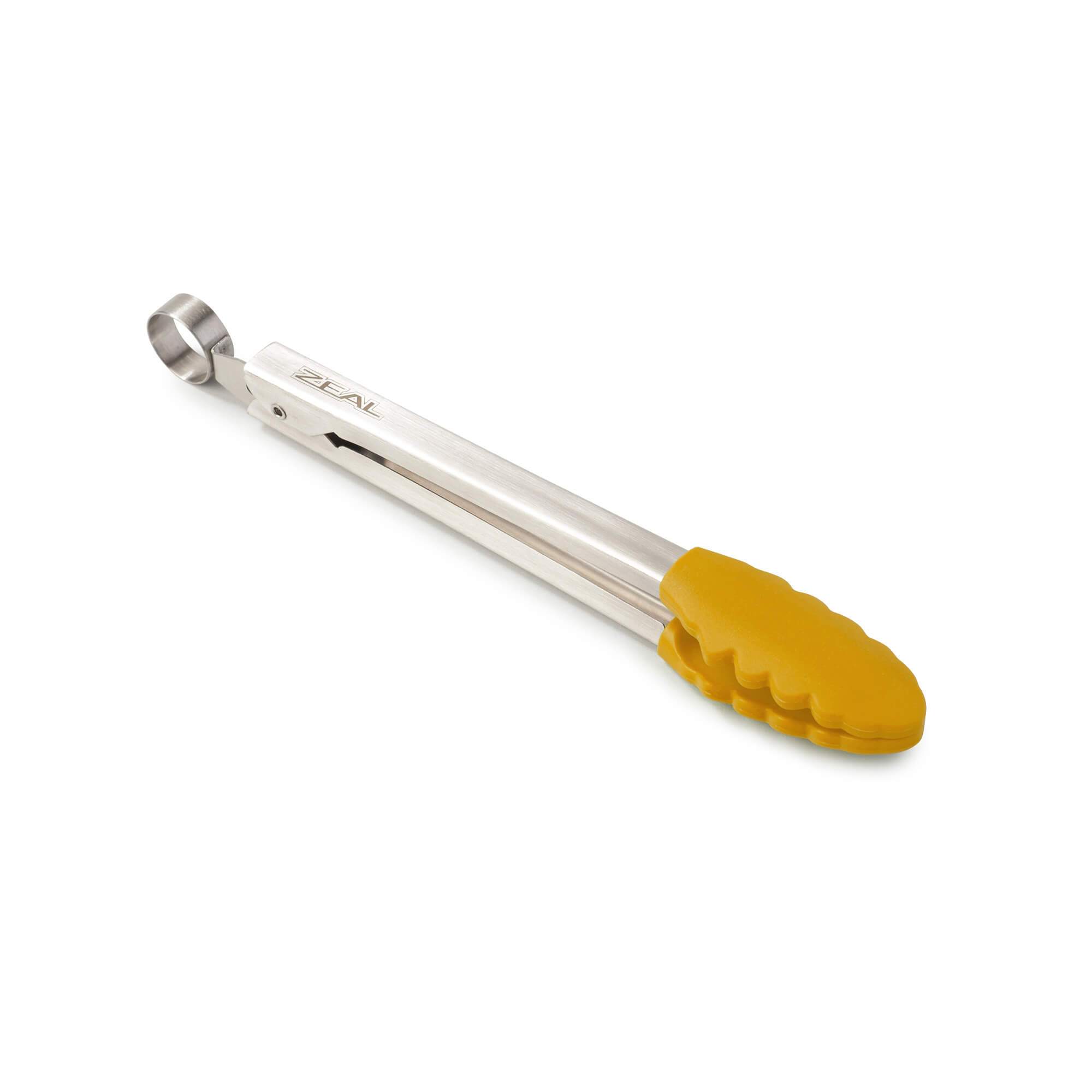 Zeal Silicone Small Cooking Tongs 20cm in Mustard