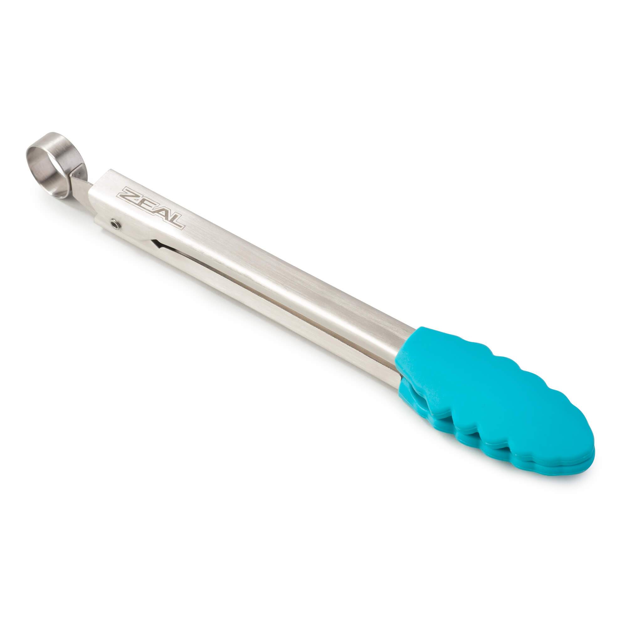 Zeal Silicone Small Cooking Tongs 20cm in Aqua