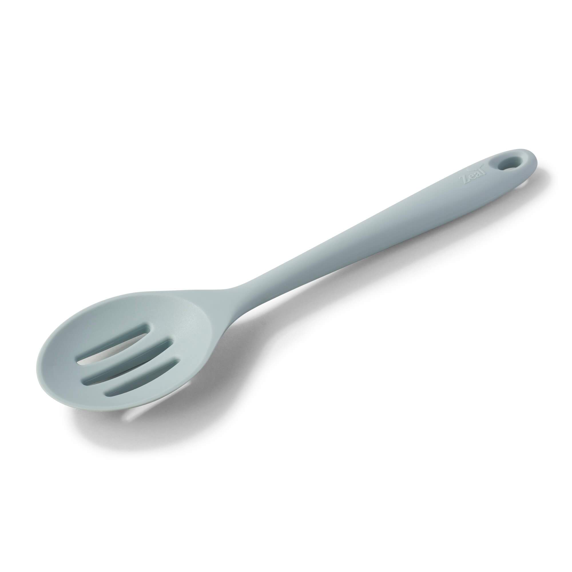Zeal Silicone Slotted Spoon 28cm in Duck Egg Blue