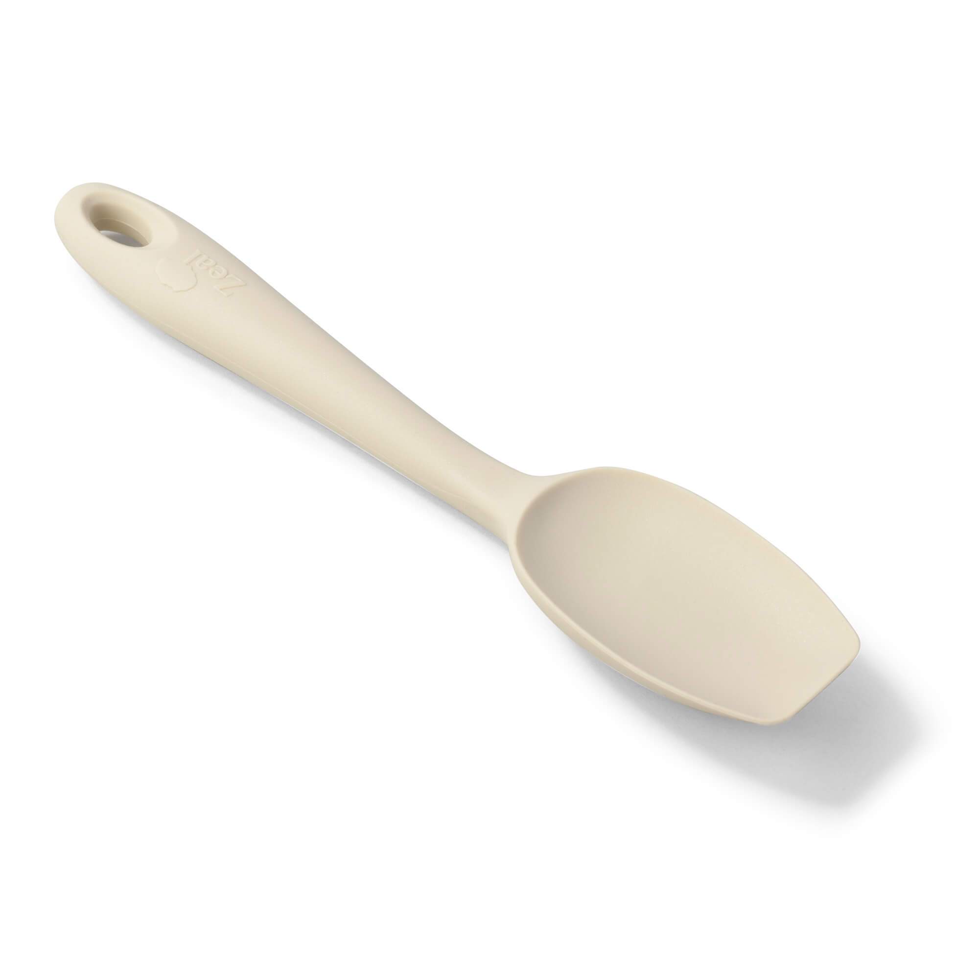 Zeal Silicone Spatula Spoon, Small 20cm, Cream