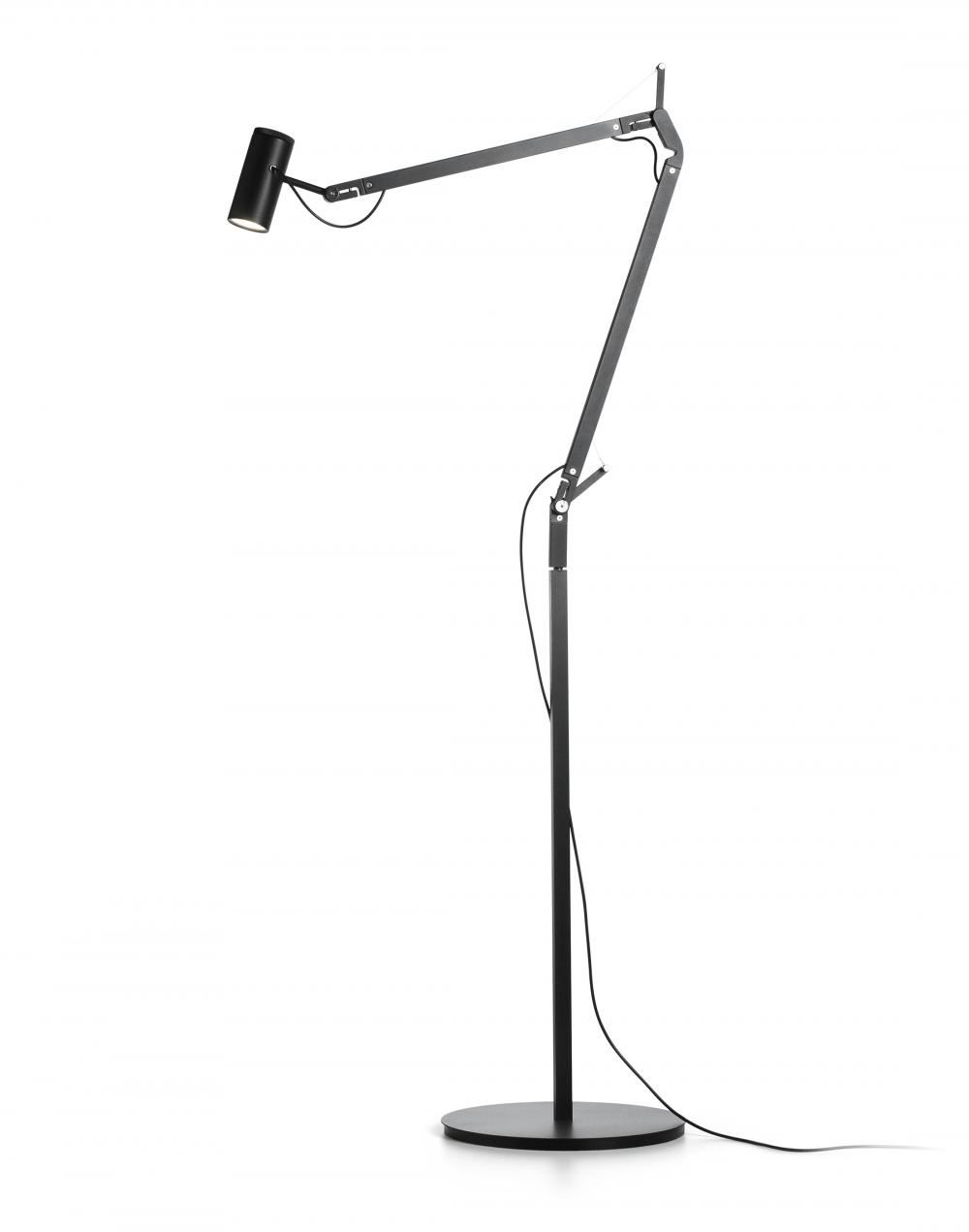 Marset Polo Floor Light Floor Lighting Black Designer Floor Lamp