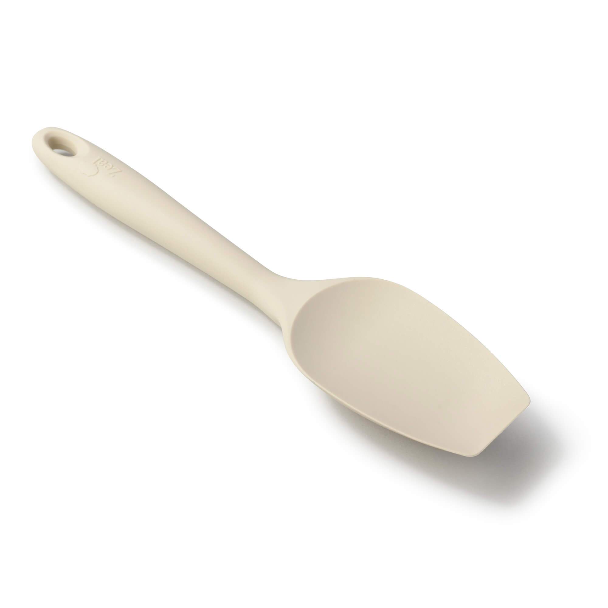 Zeal Silicone Spatula Spoon, Large 26cm, Cream