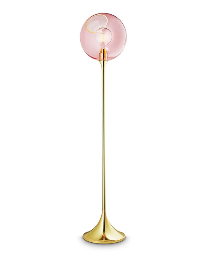 Ballroom Floor Light Rose Gold Edge With Gold Fittings