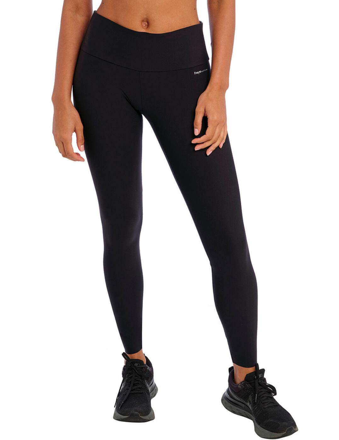 Whilst you're at the gym making yourself feel good on the inside, Freya is here to make sure you look great on the outside with these sports leggings. From the Power Sculpt range, these leggings have a plain opaque lightweight fabric that ensures a comfortable feel whilst the all-over compression technology provides a supportive and shaping fit. The leggings are high-waisted and have a wide-fit waistband with deep elastic to give a greater secure fit and additional support. It has subtle Freya branding at the hip and has a back zip pocket for a handy place to store your personal items. Pair with a Freya sports bra for the ultimate gym look.  Sports legging High-waisted with wide waistband Plain opaque lightweight fabric All-over compression technology Subtle Freya branding at the hip Rear zip pocket Country of origin: Sri Lanka Composition: 60% Nylon/ Polyamide &pipe; 40% Elastane Listed in UK sizes  58035-102251-1327869 200351  Sports Leggings