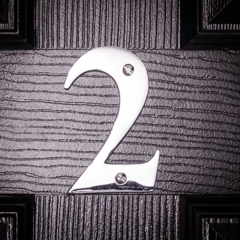 Best Chrome House Numbers 20 Most Popular Choice Mart UK