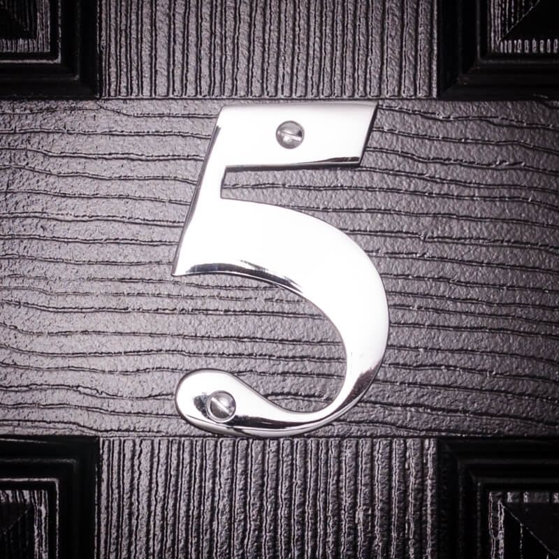 Best Chrome House Numbers 20 Most Popular Choice Mart UK