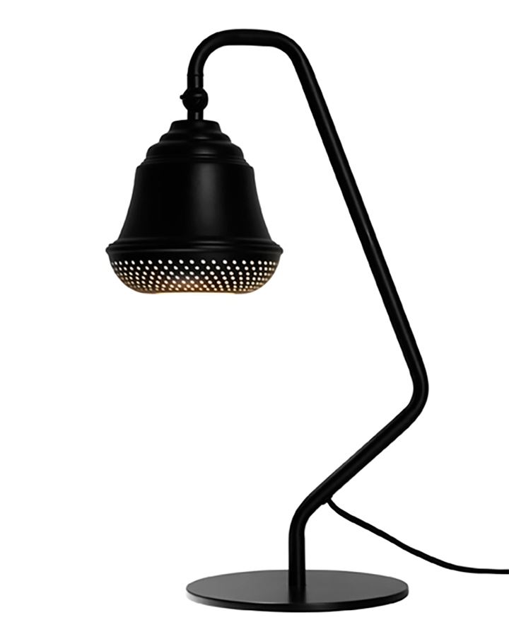 Bellis Table Light Black With Black Cord