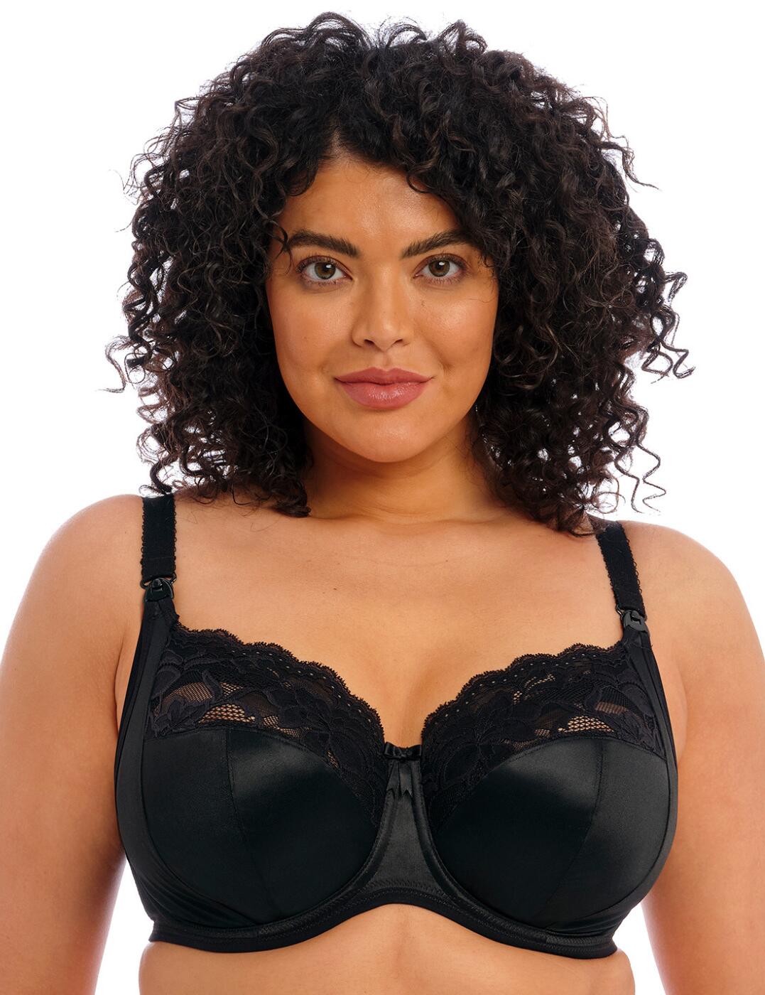 This incredibly comfortable, yet stunning nursing bra comes to you from the Molly collection by Elomi. Stretchy floral lace travels across the neckline creating an effeminate aesthetic. An easy-to-release nursing clasp sits on the straps closest to the cup, creating a sling-style design. Underwiring along with side support offers an ultra-supportive and secure fit. Soft, stretchy materials run throughout the entire bra, providing comfort. Fully adjustable bra straps with a hook and eye closure allow for a unique fit with alteration features.  Nursing bra Adjustable decorative straps Traditional hook and eye closure Stretchy floral lace Comfortable, moisture-wicking fabrics throughout Easy-to-release clasp Underwiring with side support for ultimate security Smooth, soft cups Non-padded Ideal everyday wear for when breastfeeding Country of origin: Sri Lanka Composition: 63% Polyester &pipe; 21% Polyamide &pipe; 10% Elastane &pipe; 6% Cotton Listed in UK sizes  58058-102295-1331032 4542 Nursing Bra