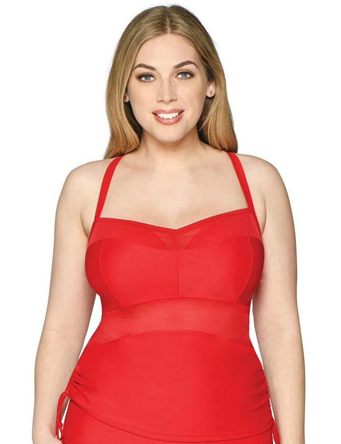 Feel fabulous in the new Sheer Class range from Curvy Kate. If you prefer more coverage, then this is the perfect tankini top for you. Designed in a block and bright colour this tankini top is the must have piece for summer season! The cups are non-padded and underwired, plus it is extra supportive due to the fully adjustable straps! Matching items available for a stunning look!  Feminine and classic design Tankini Top Style Non-padded cups Underwired cups Bright and beautiful colour Fully adjustable multiway straps Composition: 85% Nylon, 15%Elastane  Listed in UK sizes  41822-76570-1014509 CS001404 Tankini Top