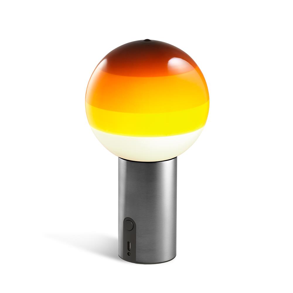 Dipping Portable Table Light Amber Graphite