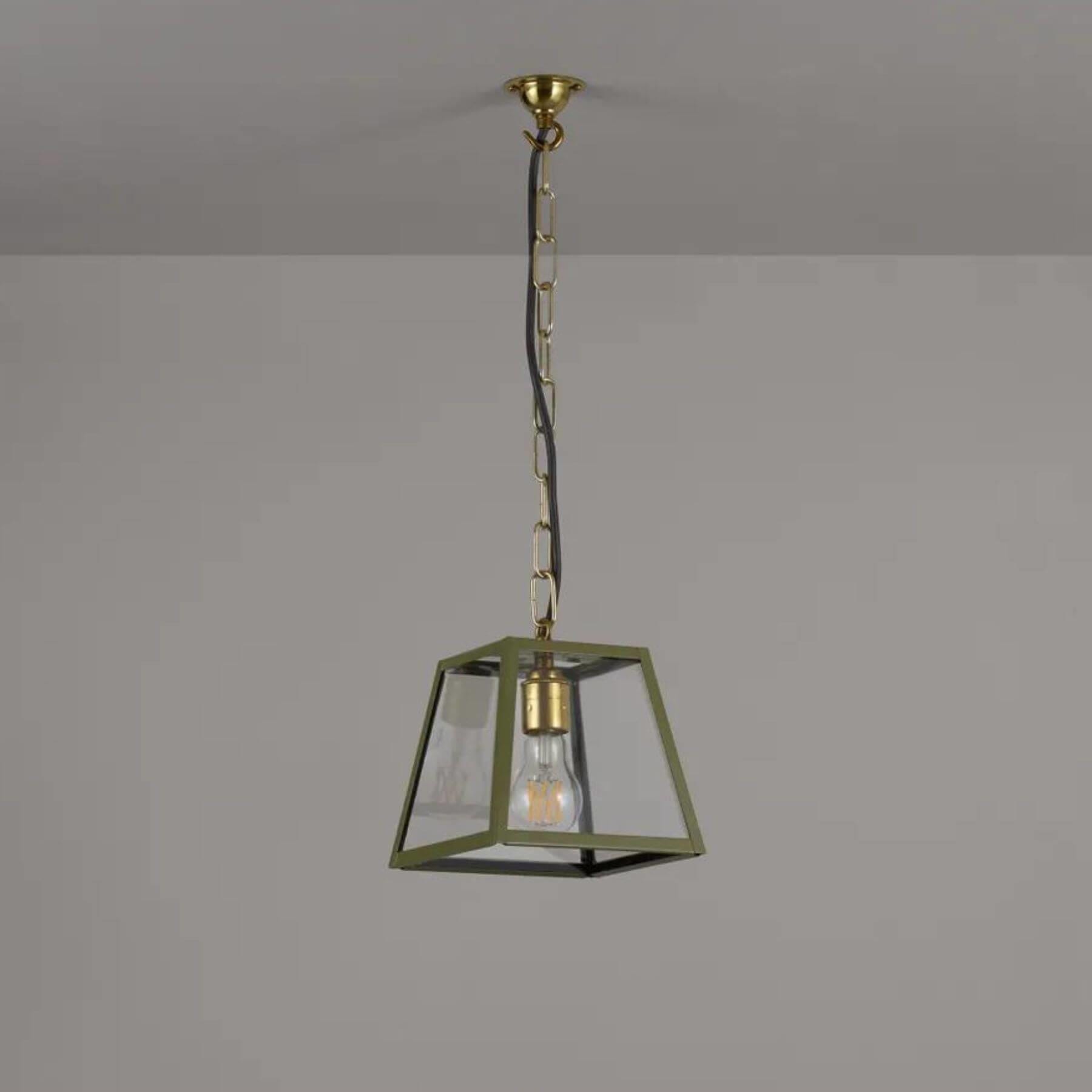 Original Btc Quad Pendant Olive Small Green Designer Pendant Lighting