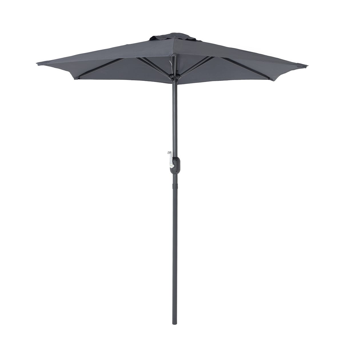Charles Bentley 2m Patio Market Garden Umbrella Grey