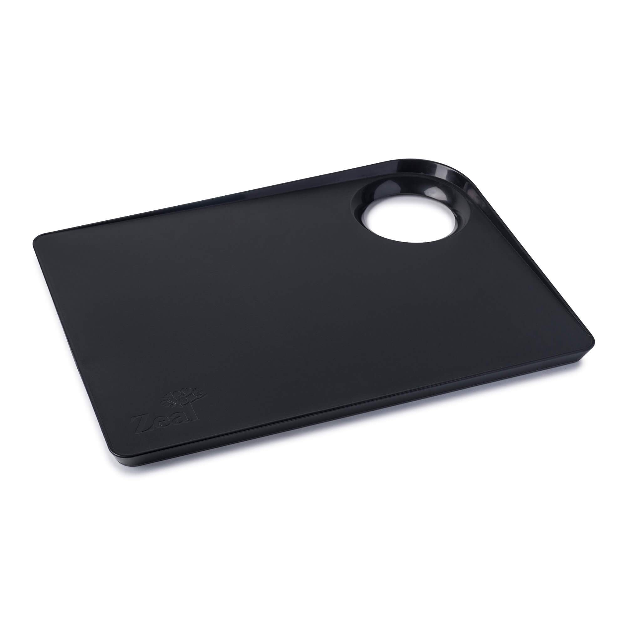 Zeal Straight to Pan Chopping Board Large in Black