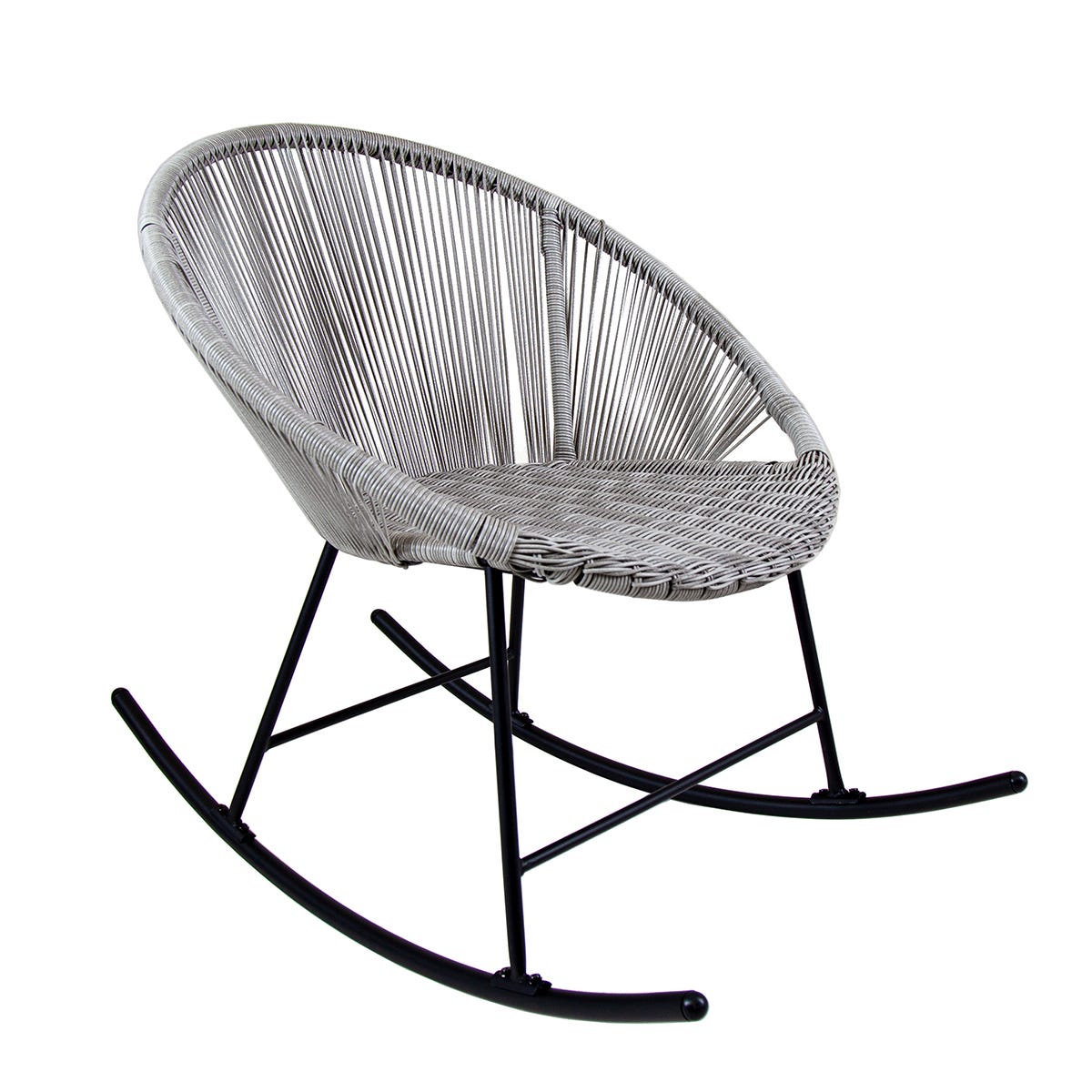 Charles Bentley Bali Rocking Chair Grey