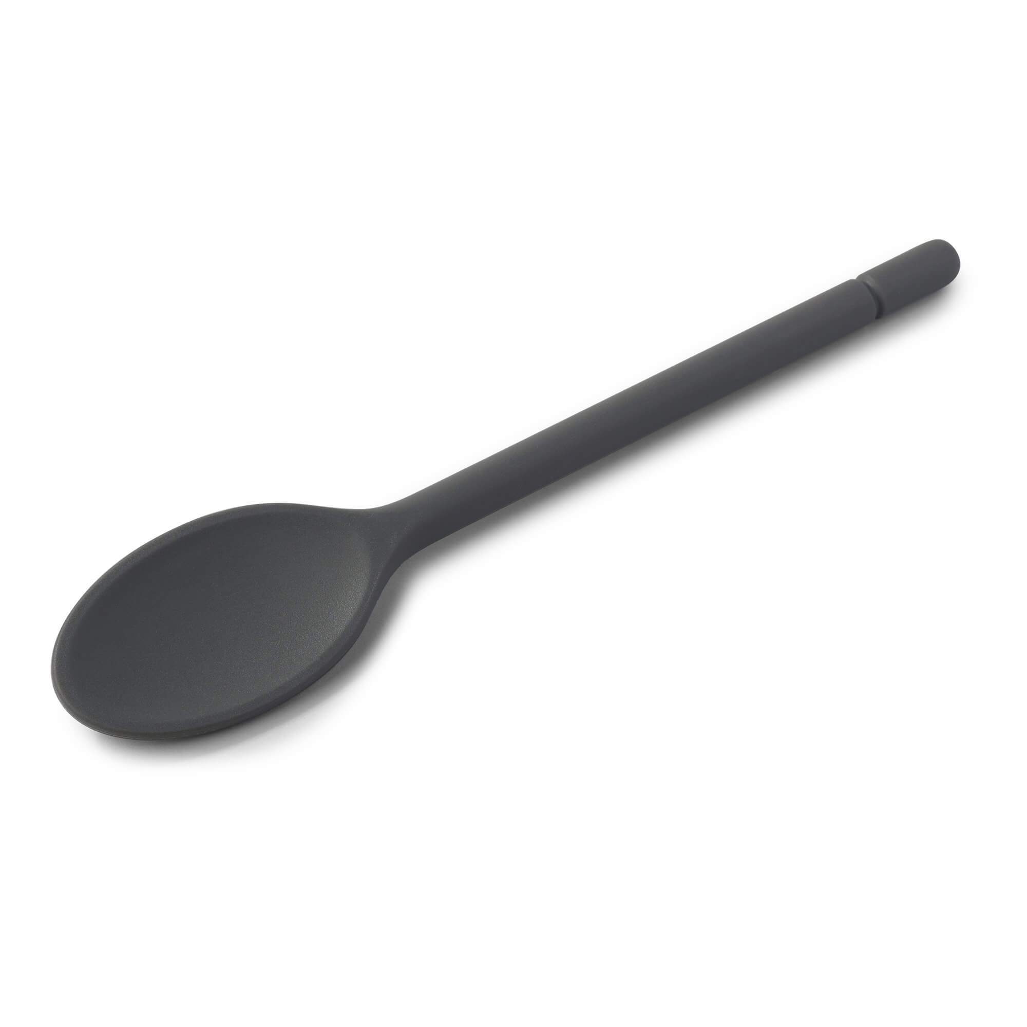 Zeal Traditional Silicone Cook's Spoon 30cm in Dark Grey