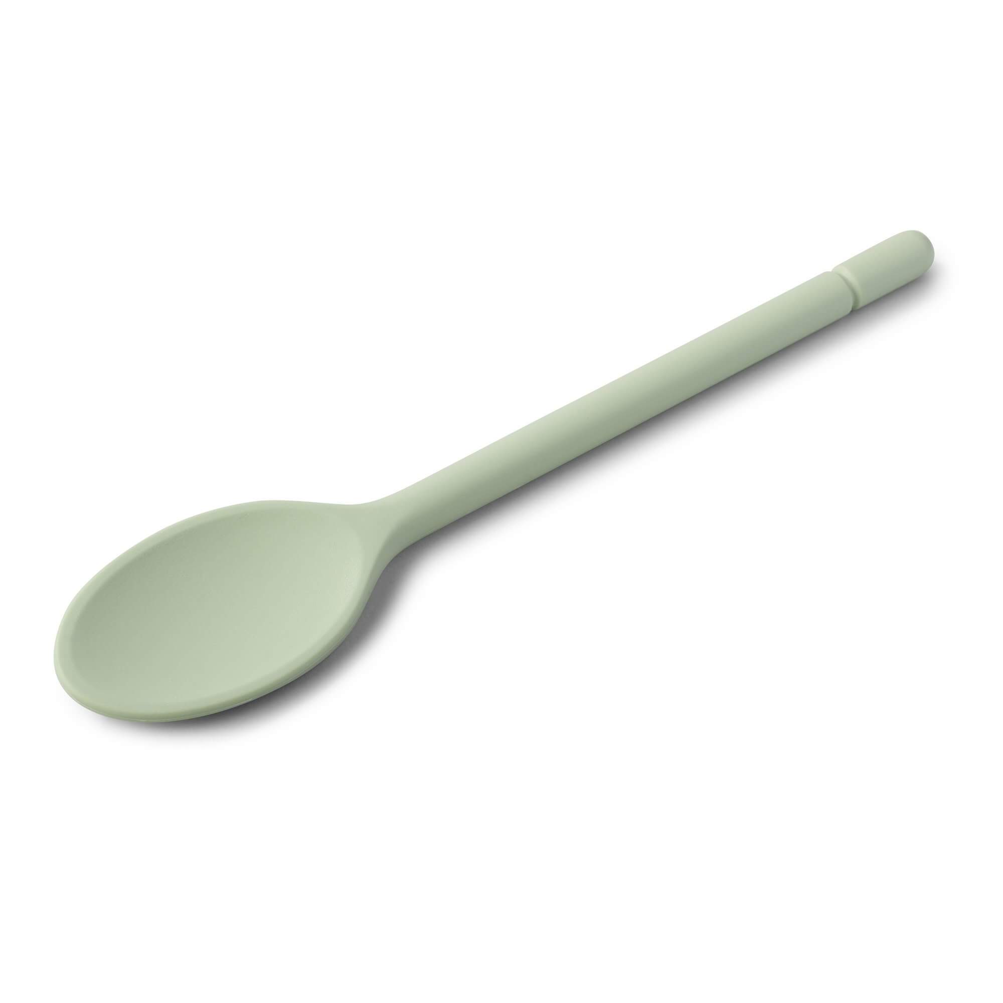 Zeal Traditional Silicone Cook's Spoon 30cm in Pale Green