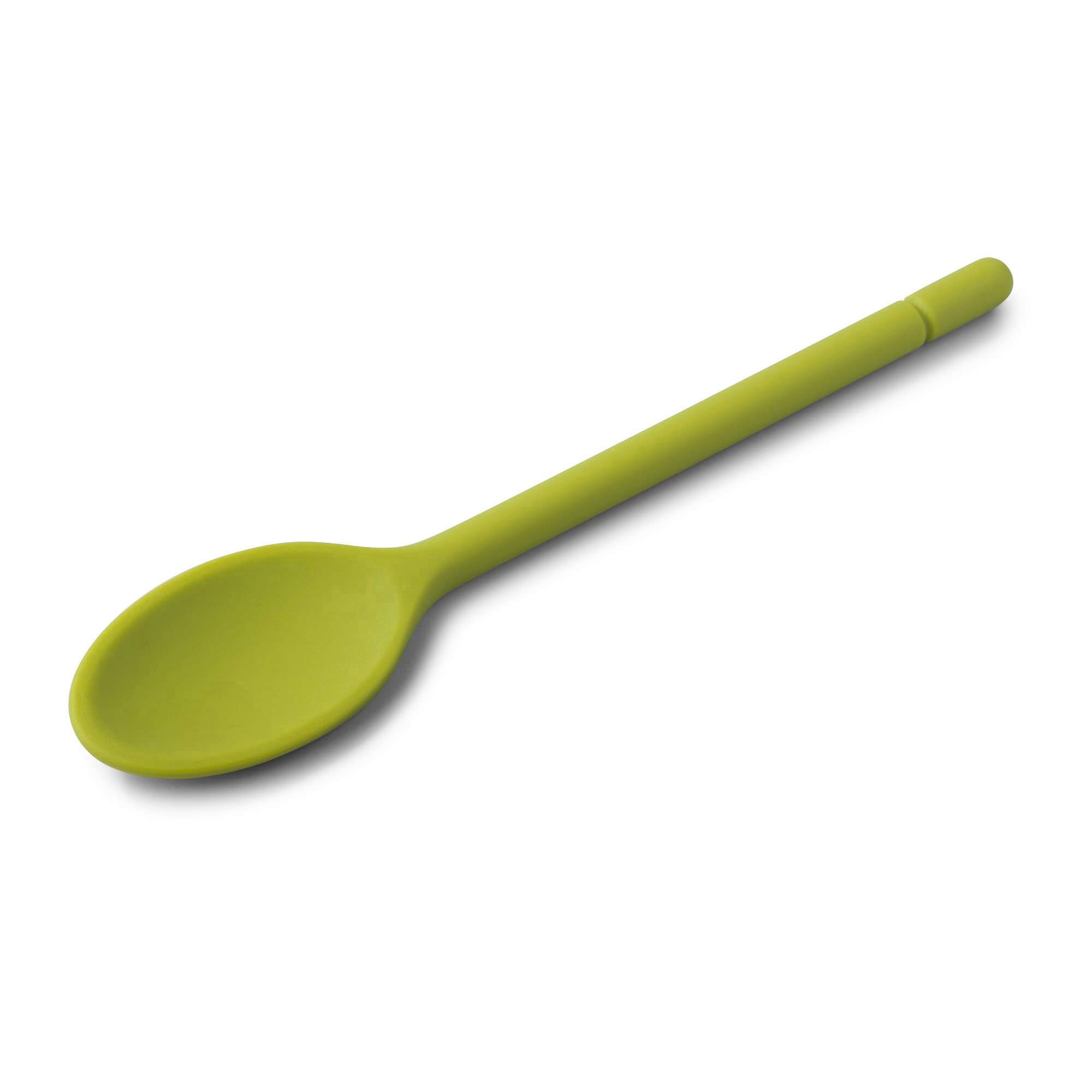 Zeal Traditional Silicone Cookâs Spoon 30cm, Lime Green