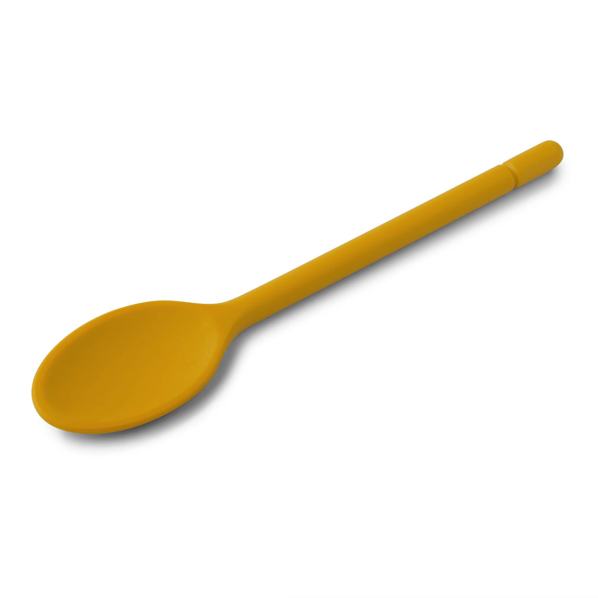 Zeal Traditional Silicone Cookâs Spoon 30cm, Mustard Yellow